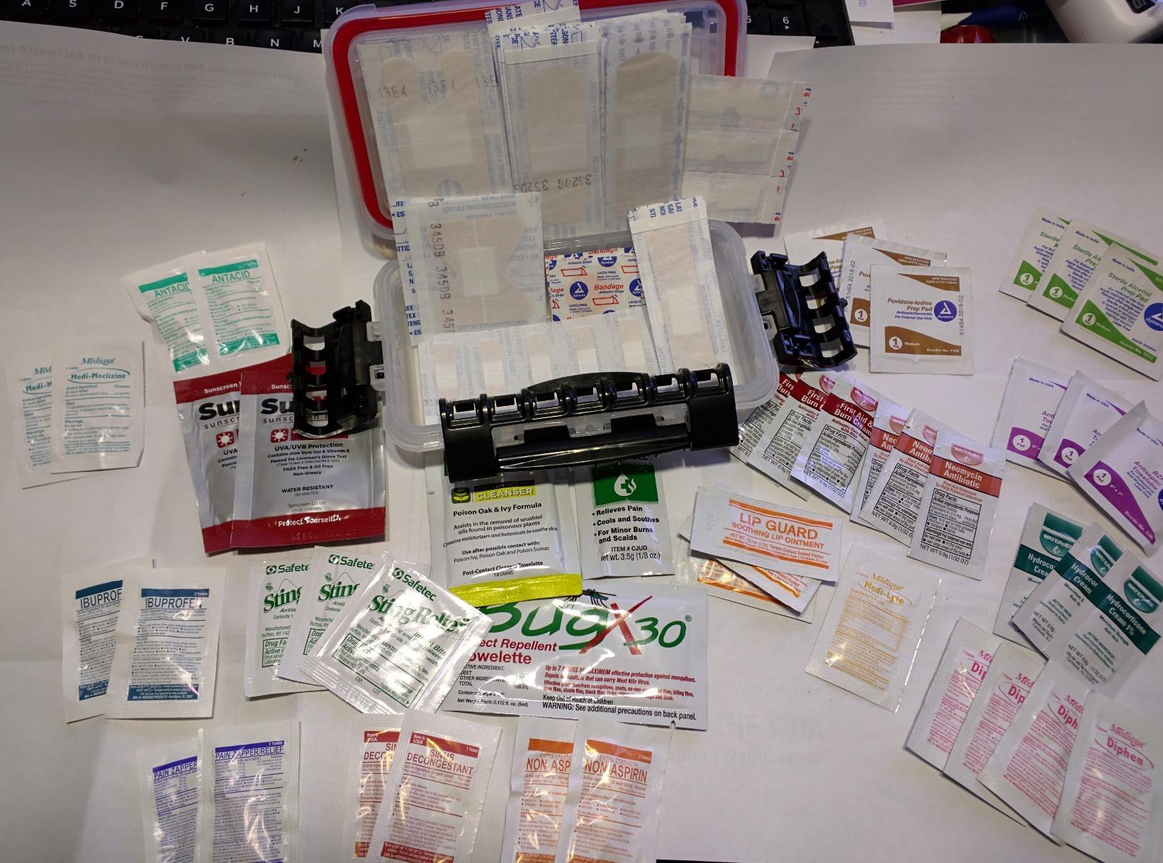 MFASCO Waterproof First Aid Case Kit for Outdoor Camping Boating 93 Pcs customer photo 1