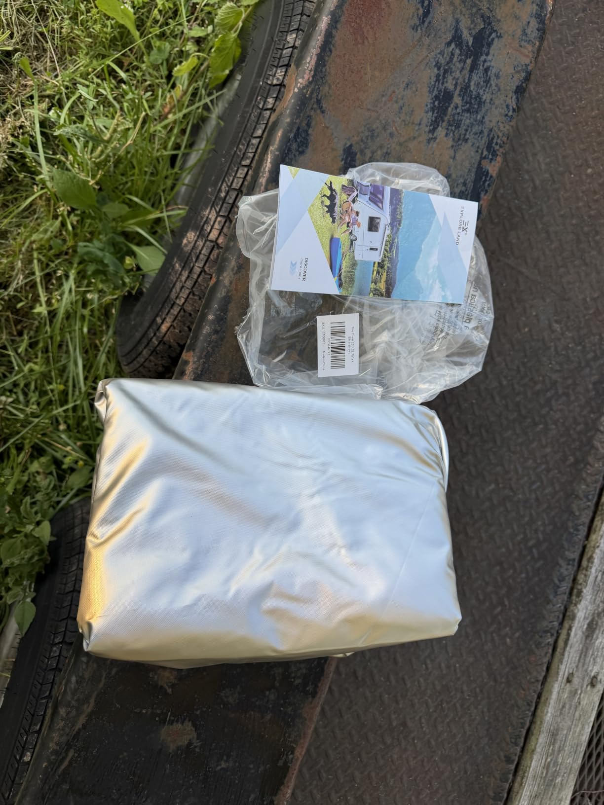 Explore Land Tire Covers 2 Pack Fit Tire Diameters 26-28.75 inch, Charcoal customer photo 2