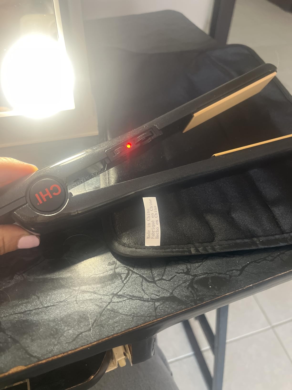 CHI Classic Tourmaline Ceramic 1.5″ Hairstyling Iron customer photo 1