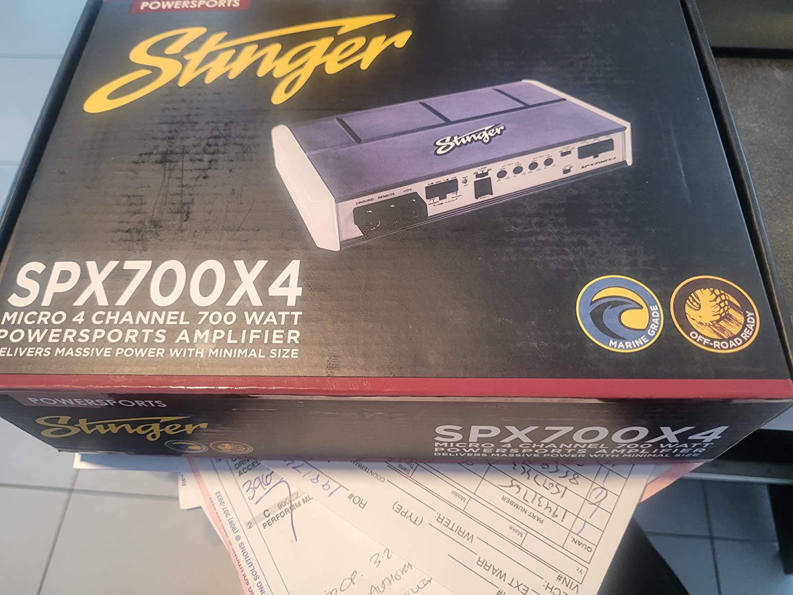 Stinger SPX700X4 Marine & Powersports 700W 4-Channel Class D Amplifier customer photo 1