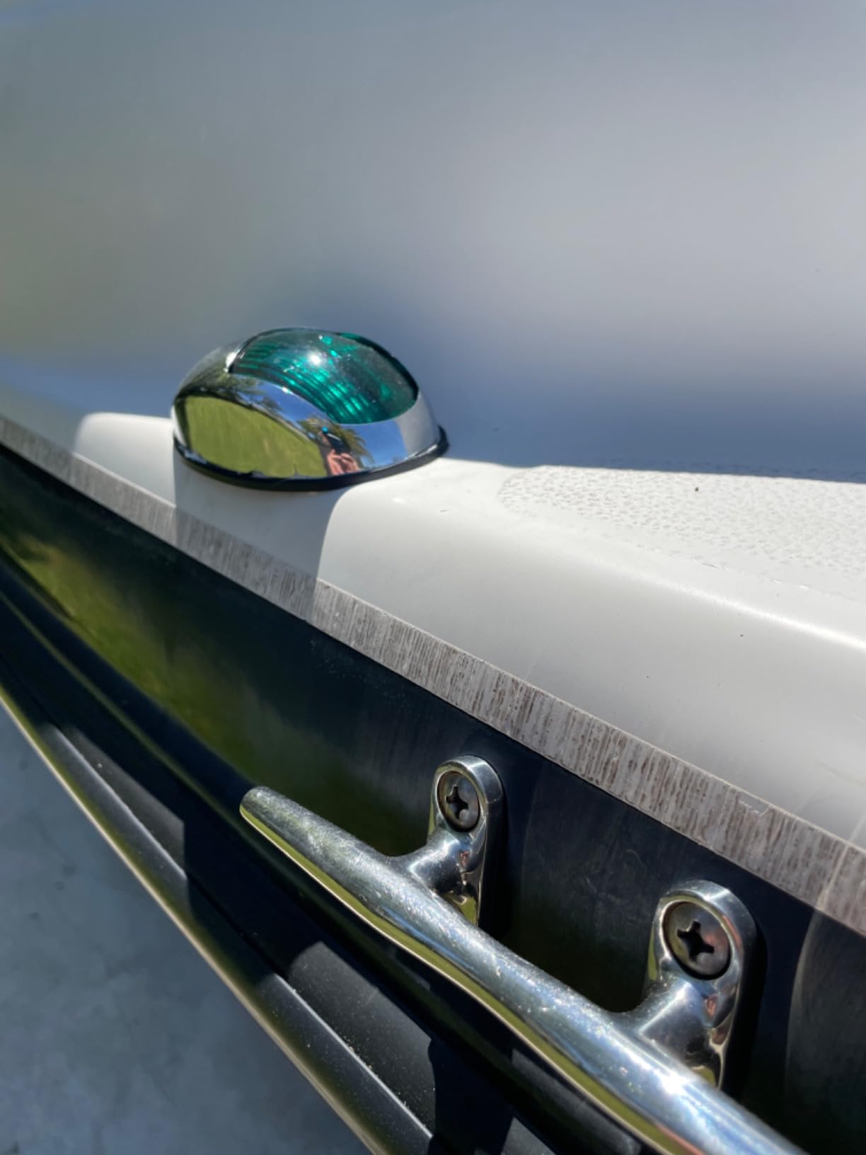 Obcursco LED Boat Navigation Lights, Red and Green Vertical Mount Bow Light customer photo 2
