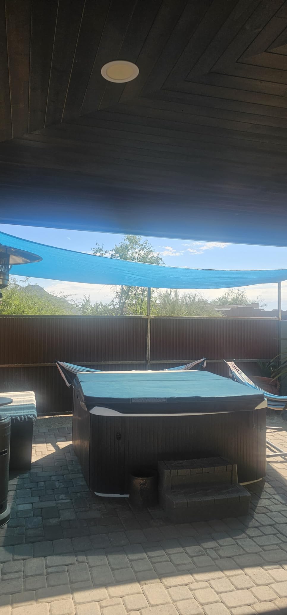 Shade&Beyond 10'X10' Sun Shade Sail Sand Rectangle customer photo 2
