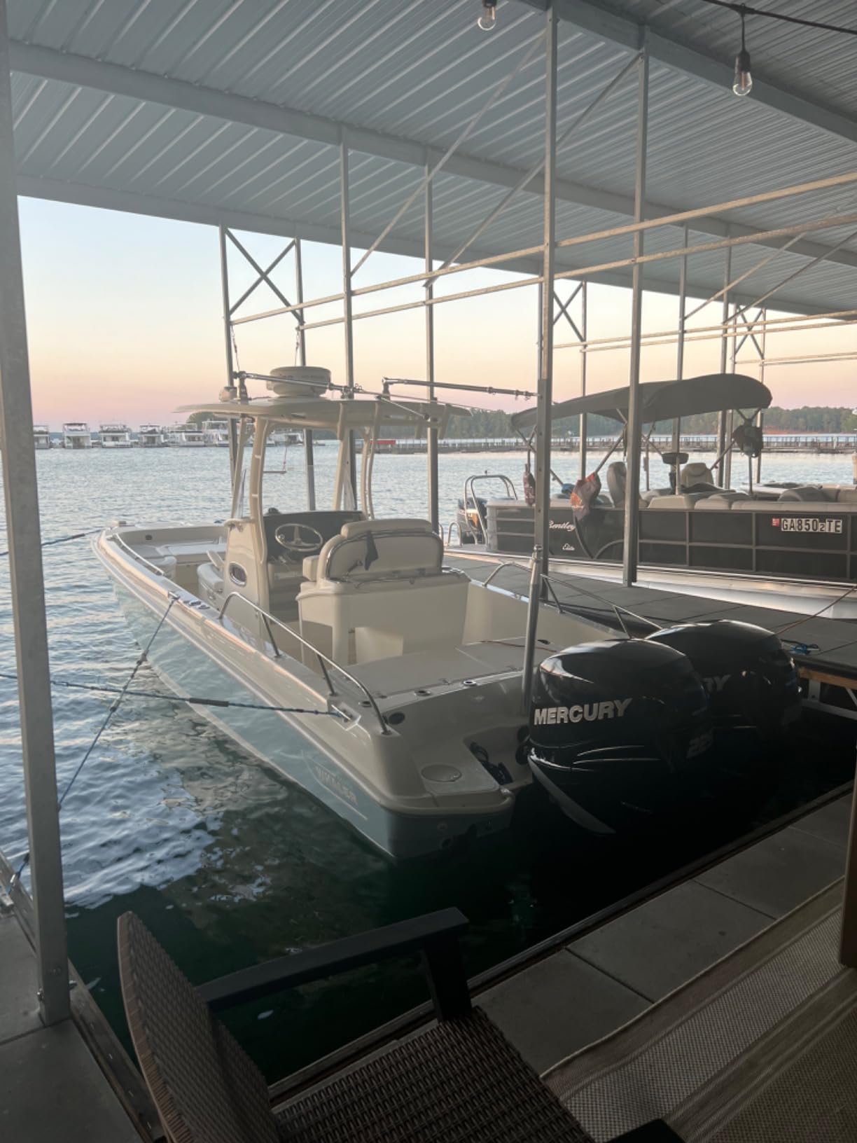 SandShark Premium Anchor Bungee Dock Line. Boat Accessories Anchor Line Absorbs Shock to Anchors and Docks w/Stainless Steel Clip - Blue - 7-14ft customer photo 2