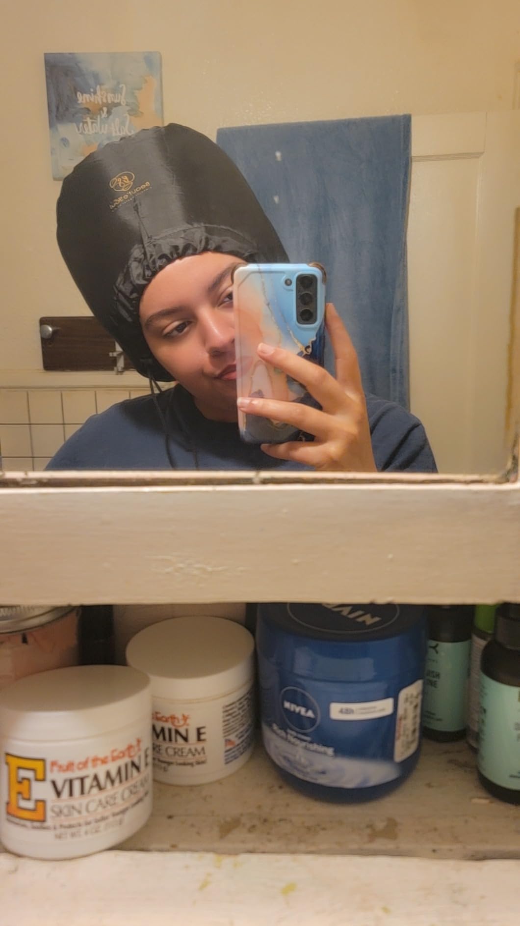Beauté Seoul Soft Bonnet Hair Dryer Attachment - Hooded Cap for Blow Drying customer photo 1