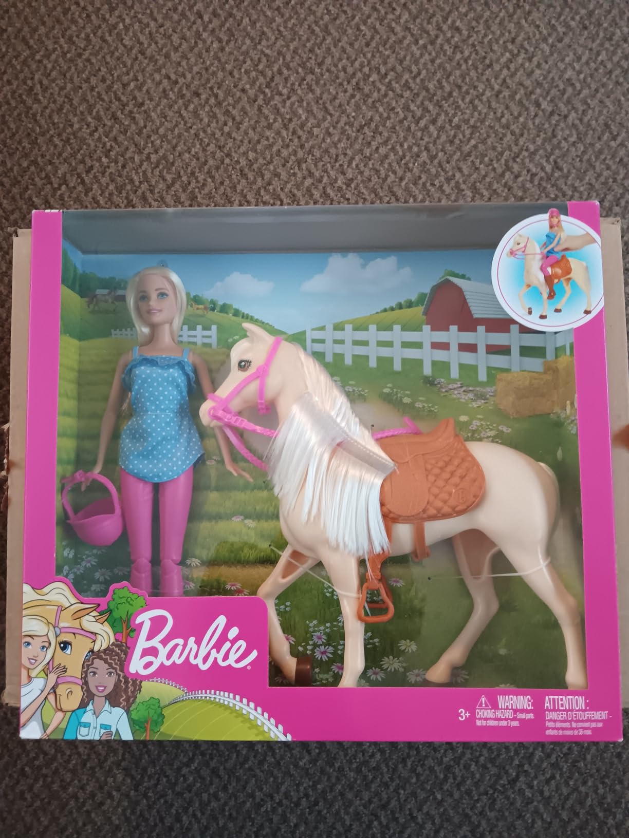 Barbie Playet with Blonde Fashion Doll in Riding Outfit customer photo 2