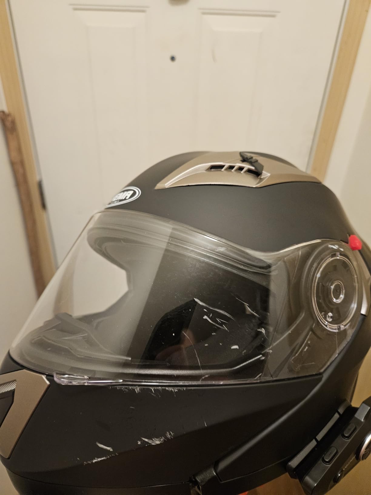 Motorcycle Modular Full Face Helmet DOT Approved - YEMA Helmet YM-925 Motorbike Casco Moto Moped Street Bike Racing Helmet with Sun Visor for Adult Youth Men and Women customer photo 1