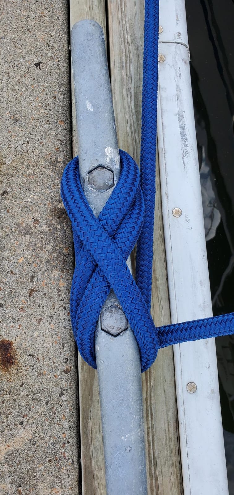 ACY Marine- Double Braided Nylon Dock Line - Boat Rope - Marine and Pontoon Accessories - Braided, Reinforced Boat Ropes and Ties for Docking - Stretch Resistant with 12” Spliced Loop for Mooring customer photo 1