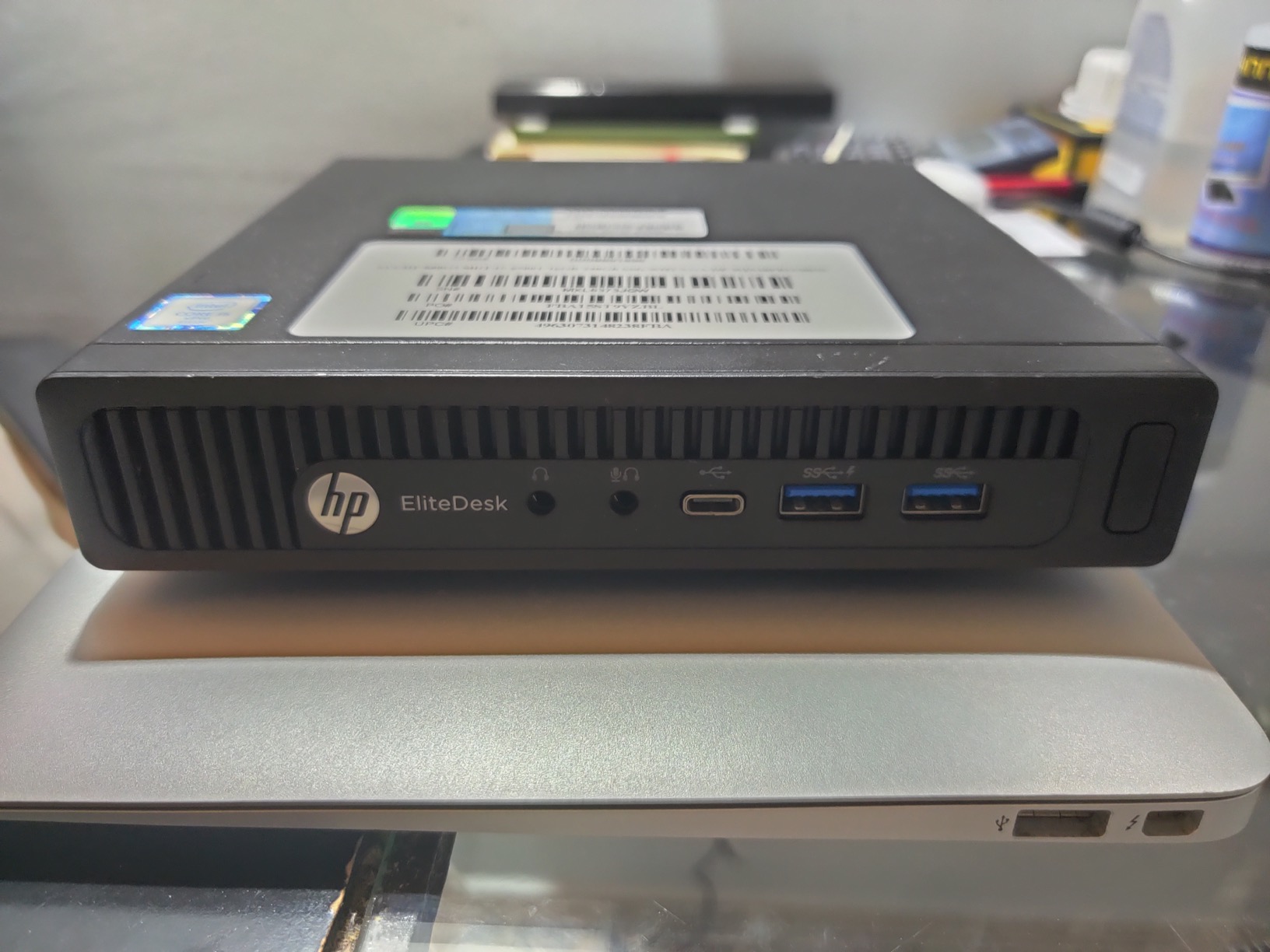 HP EliteDesk 800 G2 Desktop Mini Business PC, Intel Quad-Core i5-6500T up to 3.1G, 16GB DDR4, 240GB SSD, VGA, DP, Win 11 Pro 64 bit (Renewed) customer photo 1