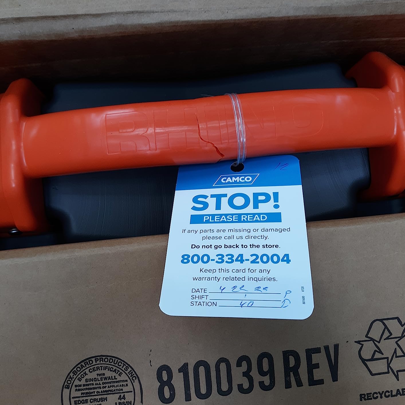 Camco Rhino 36-Gallon RV Tote Tank, (39006) customer photo 2