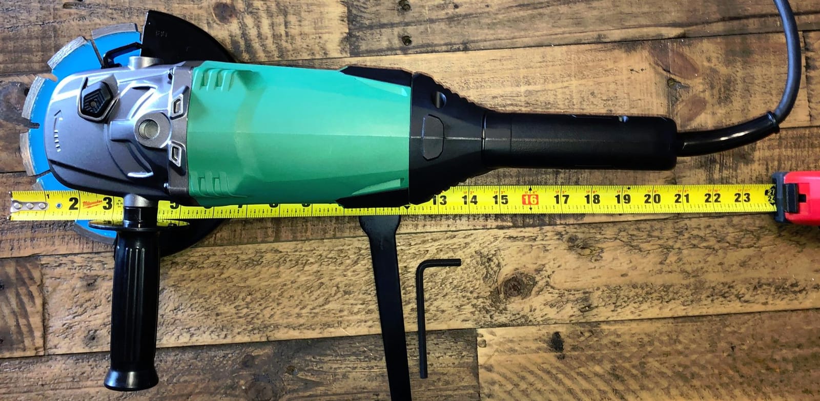 Metabo HPT Angle Grinder, 7-Inch, 15-Amp (G18ST) customer photo 2