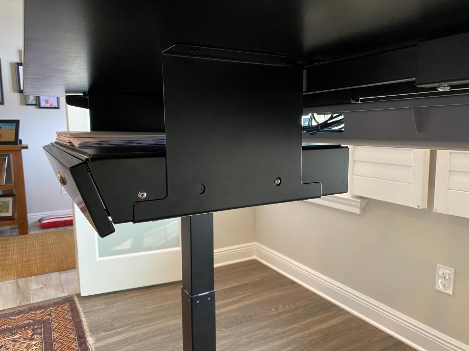 Stand Up Desk Store Add-On Office Sliding Under-Desk Drawer Storage Organizer for Standing Desks | Requires 14