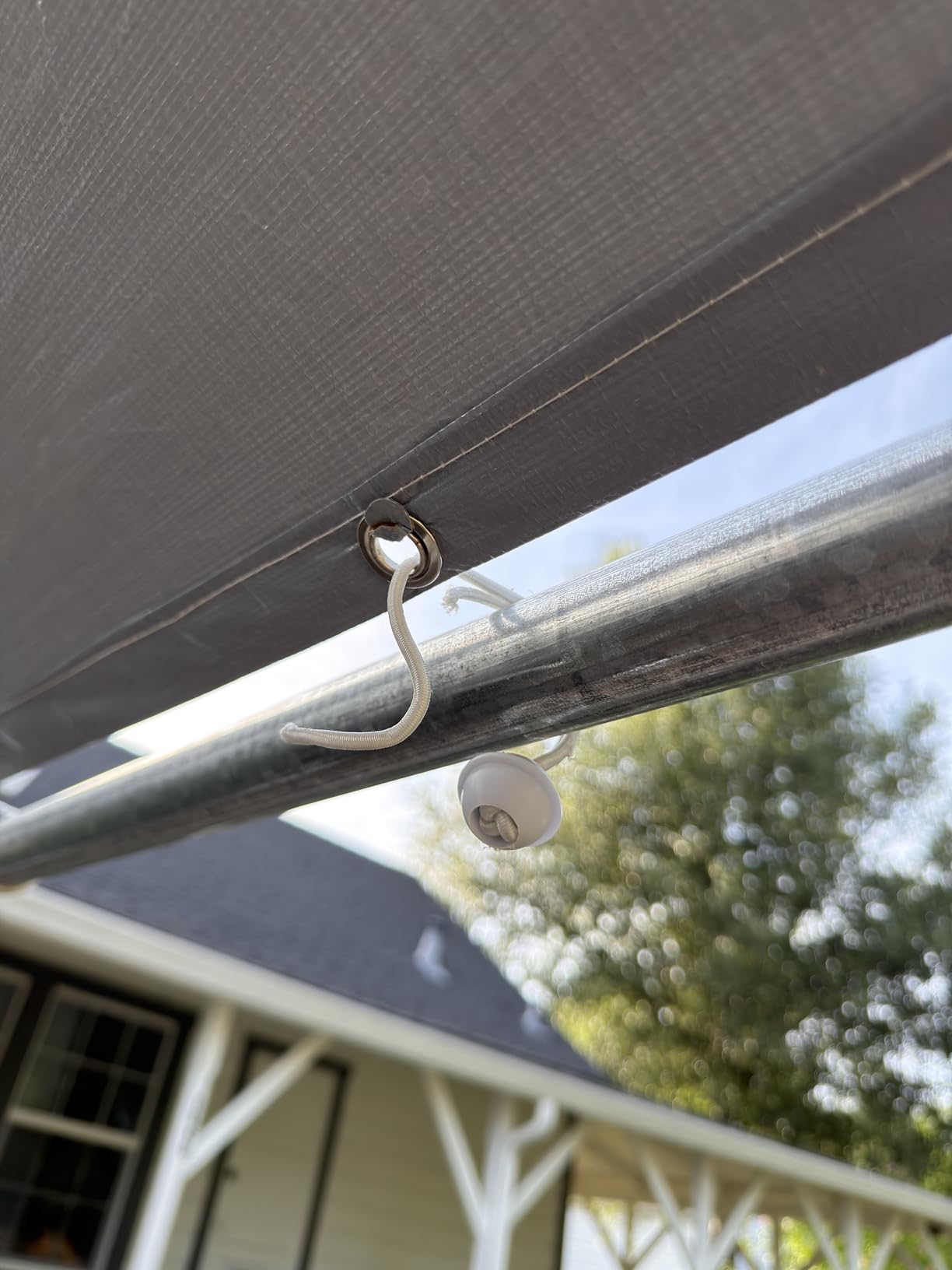 Quictent 10x20 ft Heavy Duty Car Canopy Galvanized Frame Carport Outdoor Party Tent Boat Shelter with 3 Reinforced Steel Cables - Green customer photo 1
