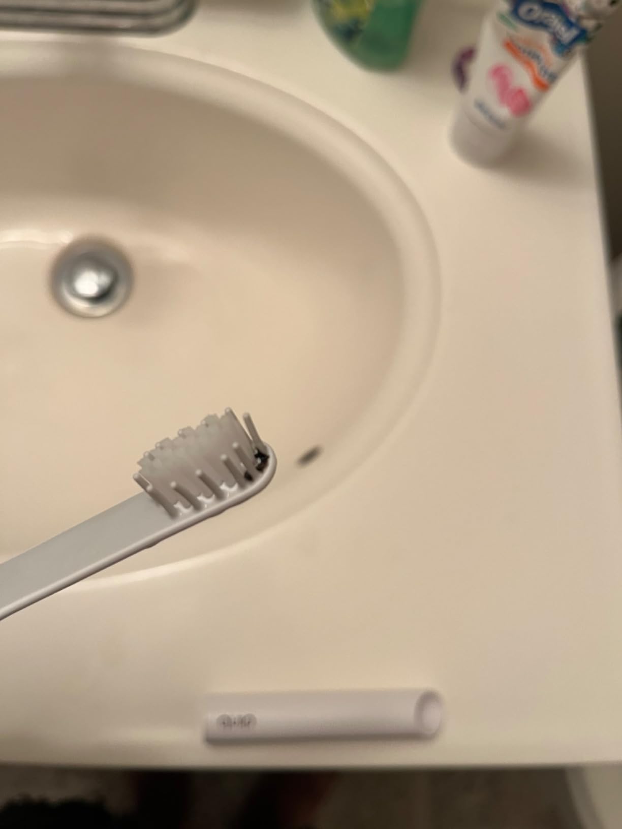 Quip Sonic Toothbrush for Kids - Timed Electric Toothbrush with Small Replaceable Brush Head - Soft Bristles, Rubber Handle, 3 Month Battery Life - Travel Toothbrush - Blue customer photo 2