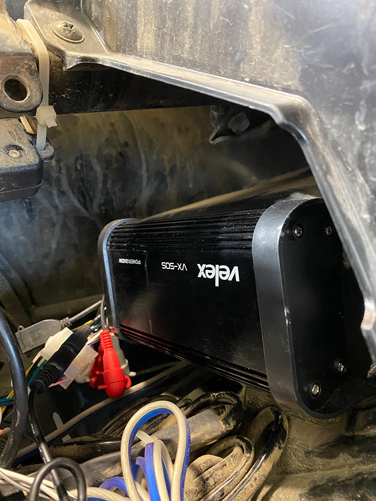 Marine Bluetooth Amplifier Waterproof Class D Amp UTV Amp 4 Channel with Controller for Boat Golf Motorcycle Hidden Installation customer photo 2
