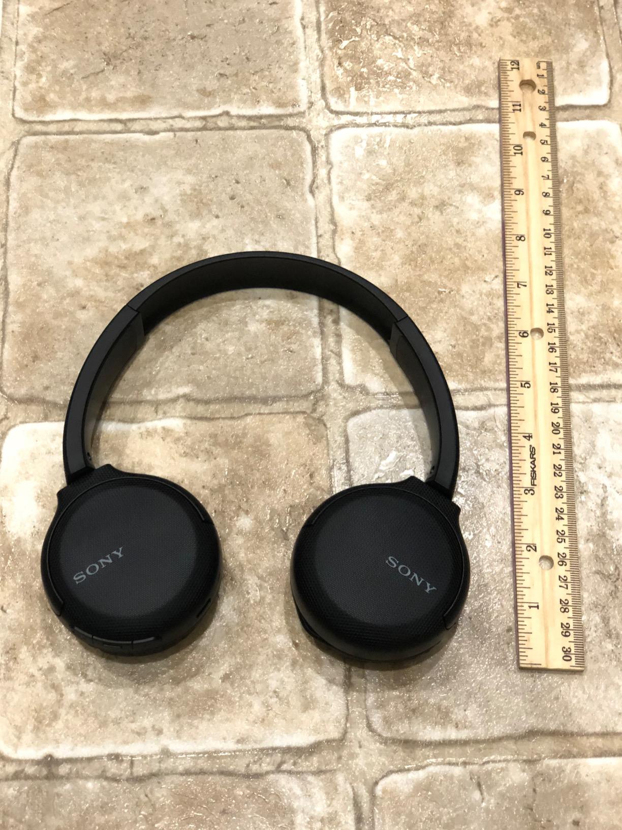 Sony Wireless Headphones WH-CH510: Wireless Bluetooth On-Ear Headset with Mic for Phone-Call, Black customer photo 2