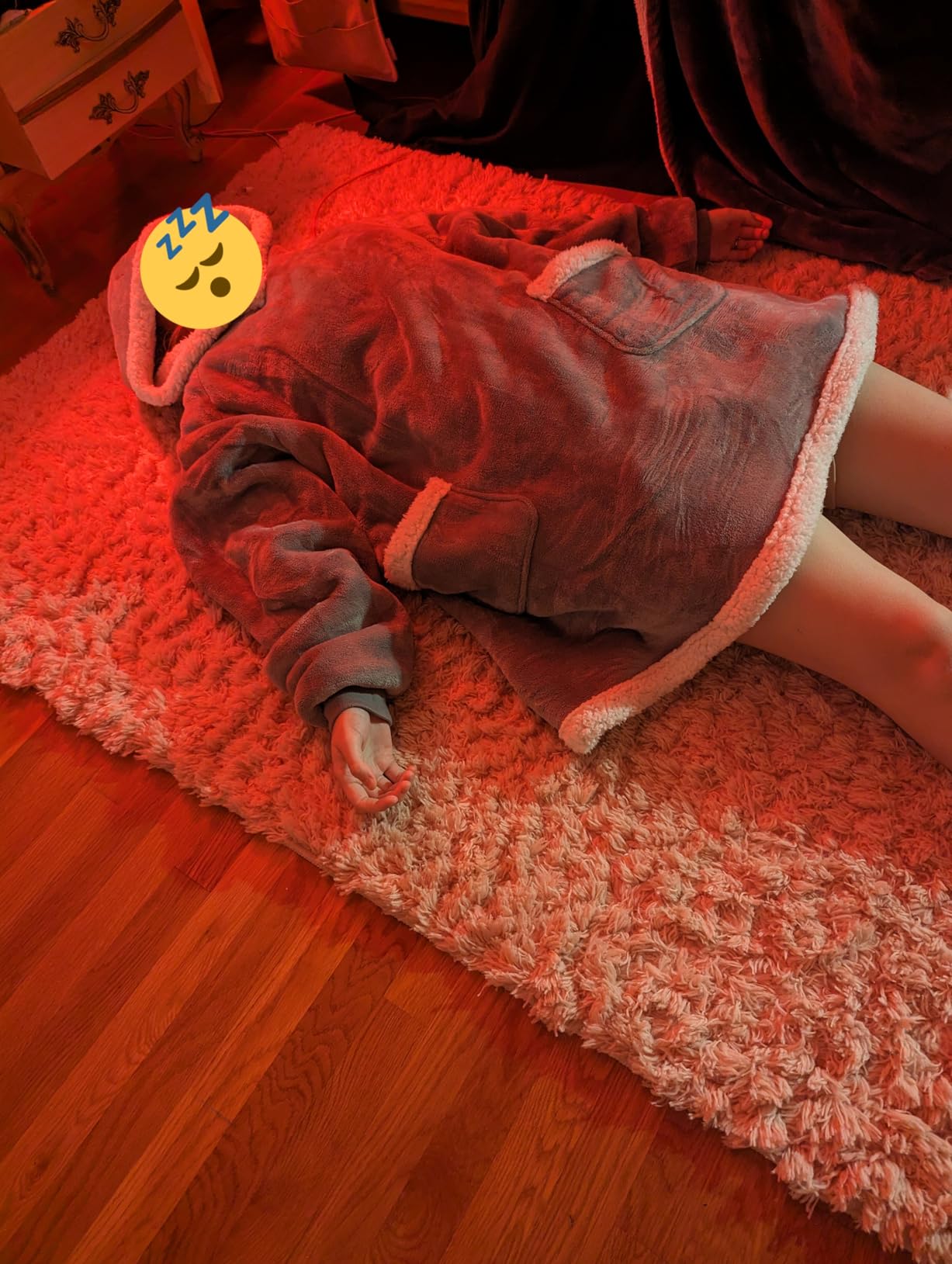 Bedsure Sherpa Hoodie customer photo 1