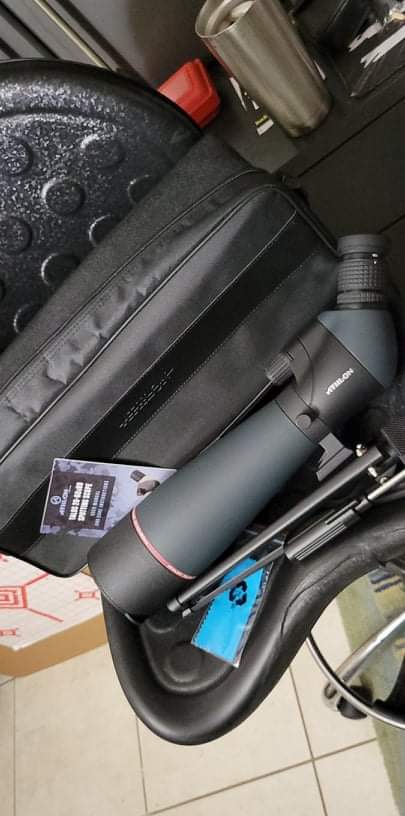 Athlon Optics Talos 20-60x80 Spotting Scope with Tripod and Carrying Case - Angled, Charcoal Grey - 315001G customer photo 1
