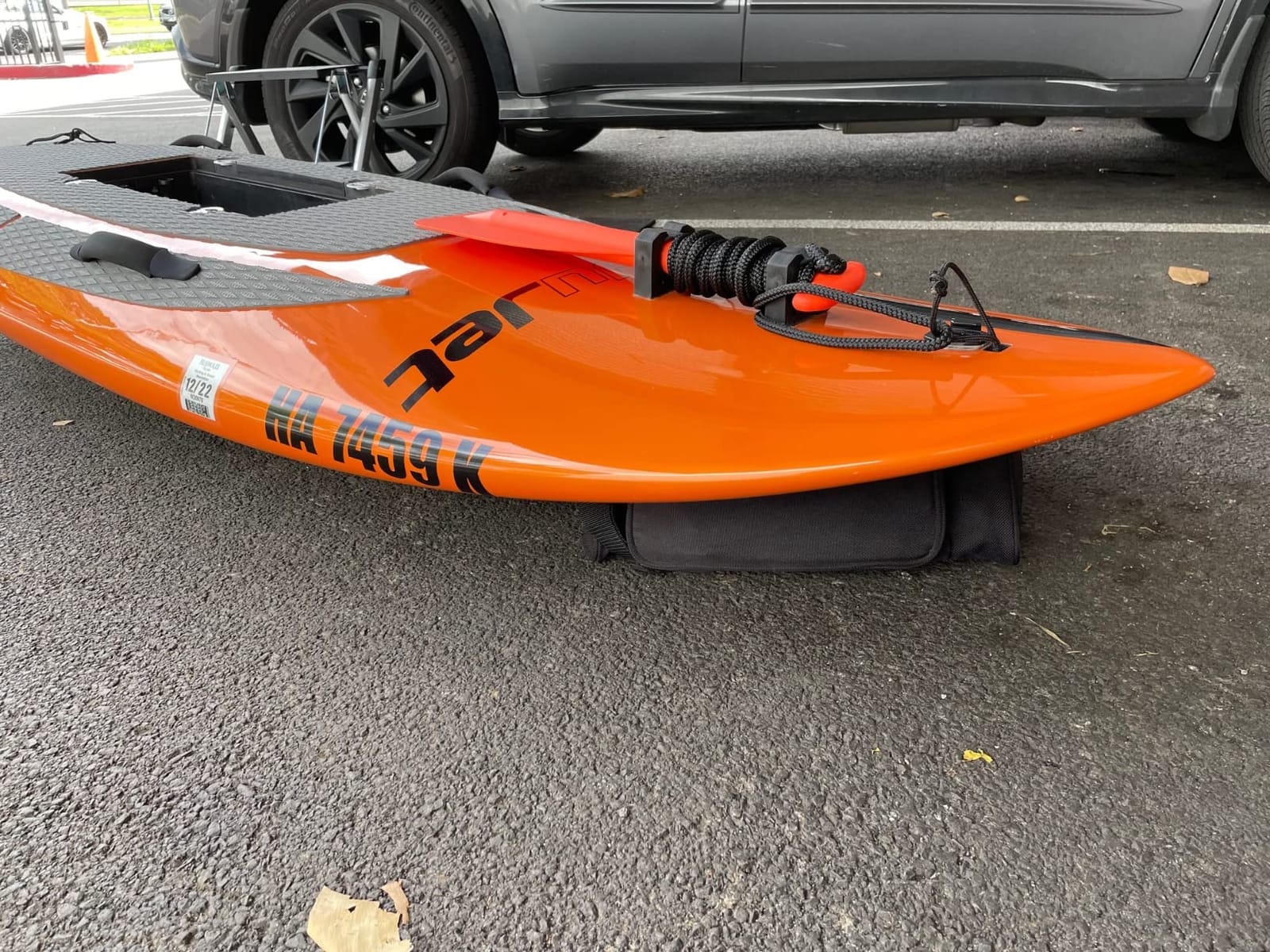Attwood Emergency Telescoping Paddle for Boating, Orange customer photo 1