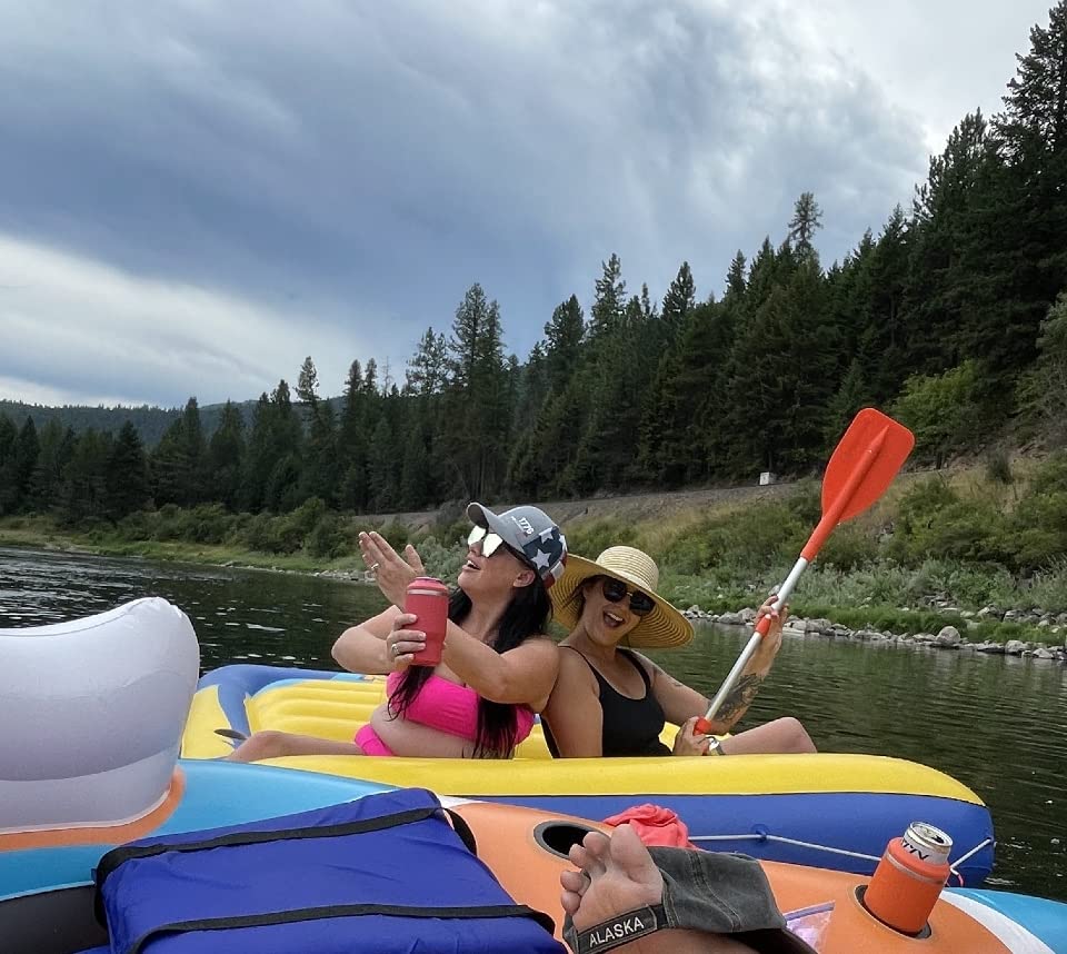 Attwood Emergency Telescoping Paddle for Boating, Orange customer photo 2