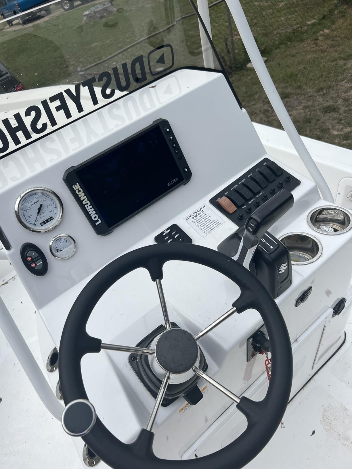 NovelBee 13-1/2 Inch Stainless Steel Boat Steering Wheel with Knob and Foam customer photo 1
