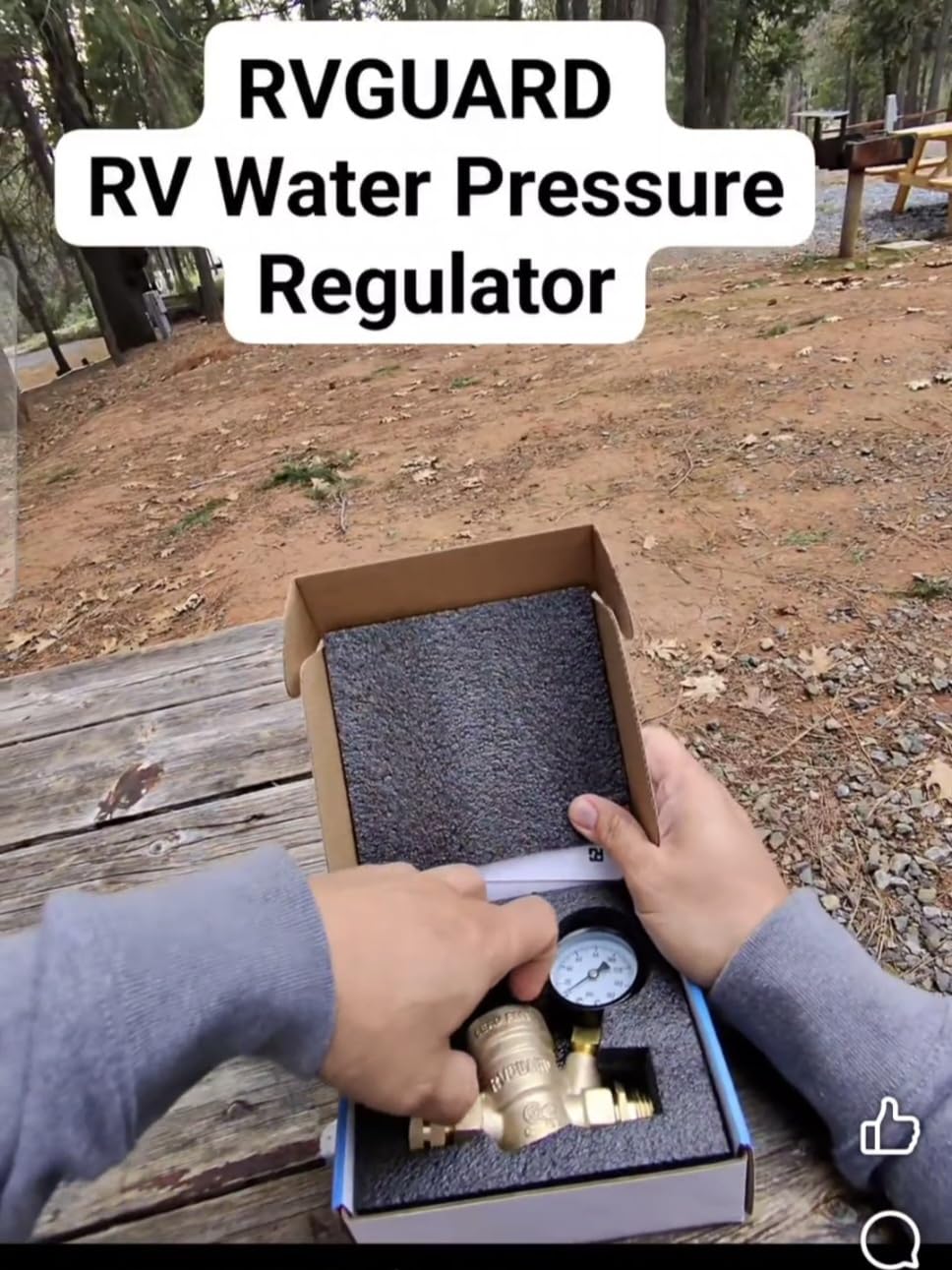 RVGUARD RV Water Pressure Regulator Valve, CSA Approved, Lead-Free Brass customer photo 1