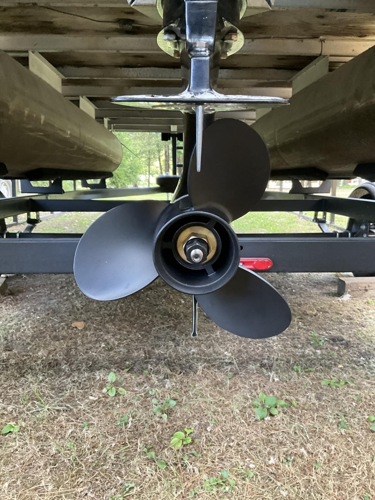VIF 10 3/8 x 13 10 Spline Boat Propeller 48-19640A40 for Mercury 9.9-25hp customer photo 2