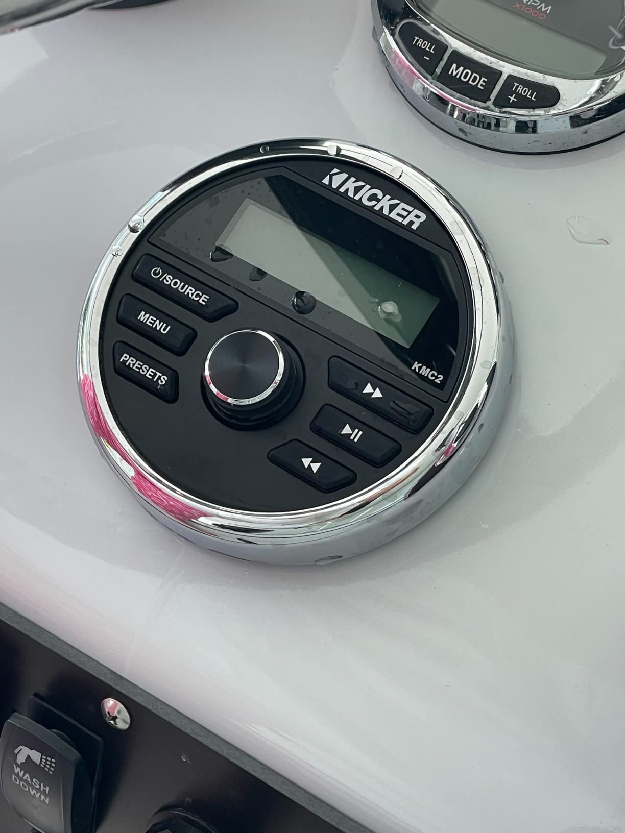 Kicker 46KMC2 Weather-Resistant Gauge-Style Media Center with Bluetooth customer photo 2