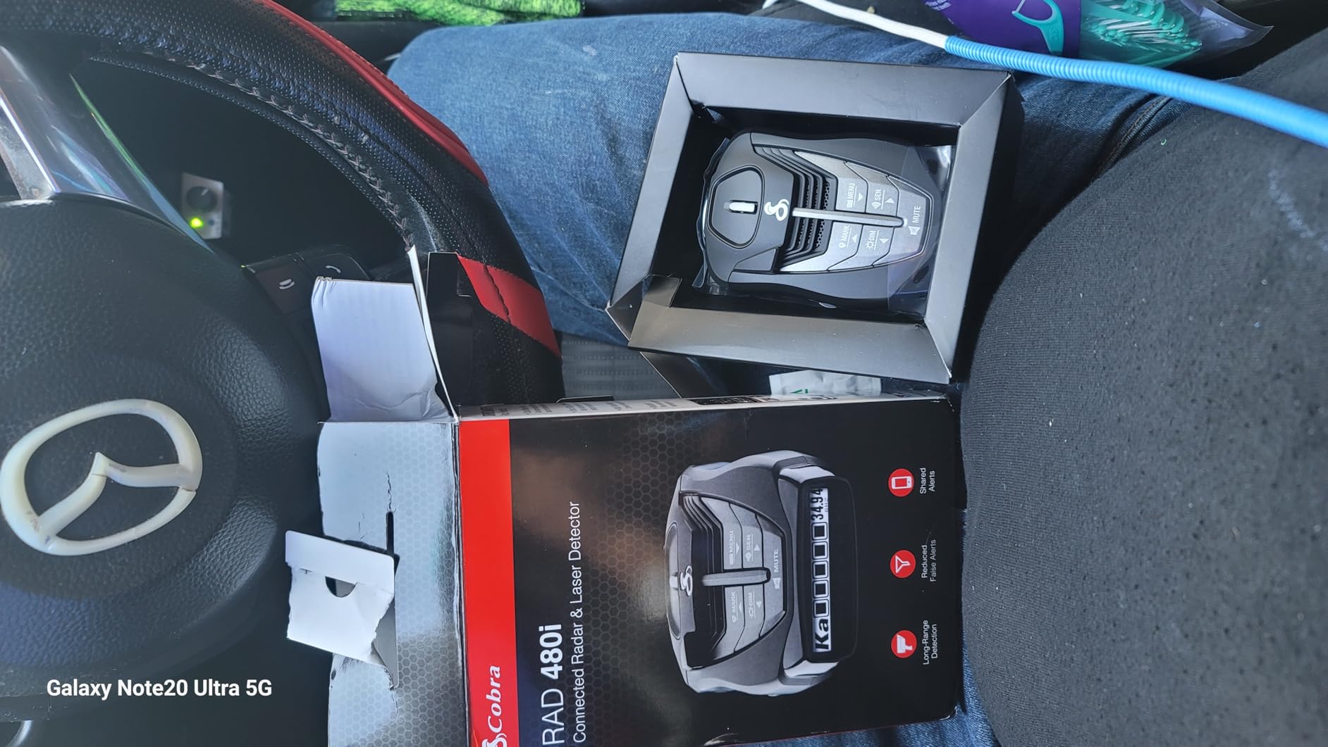 Cobra RAD 480i Laser Radar Detector, Long Range Detection, Bluetooth, Black customer photo 1