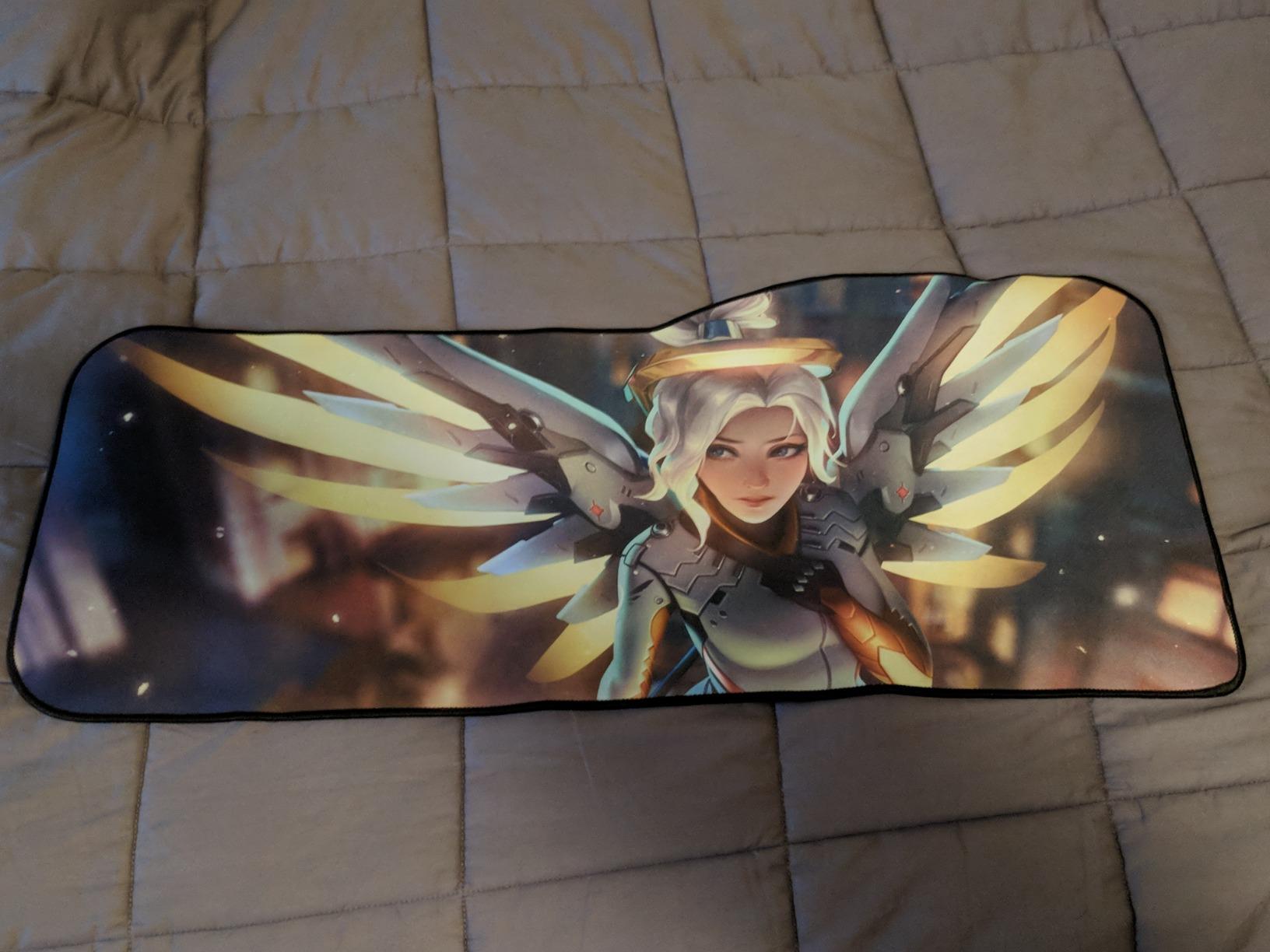 Giga Size Gaming Mouse Pad - Anti Slip Rubber Base - Stitched Edges - Large Desk Mat - 60