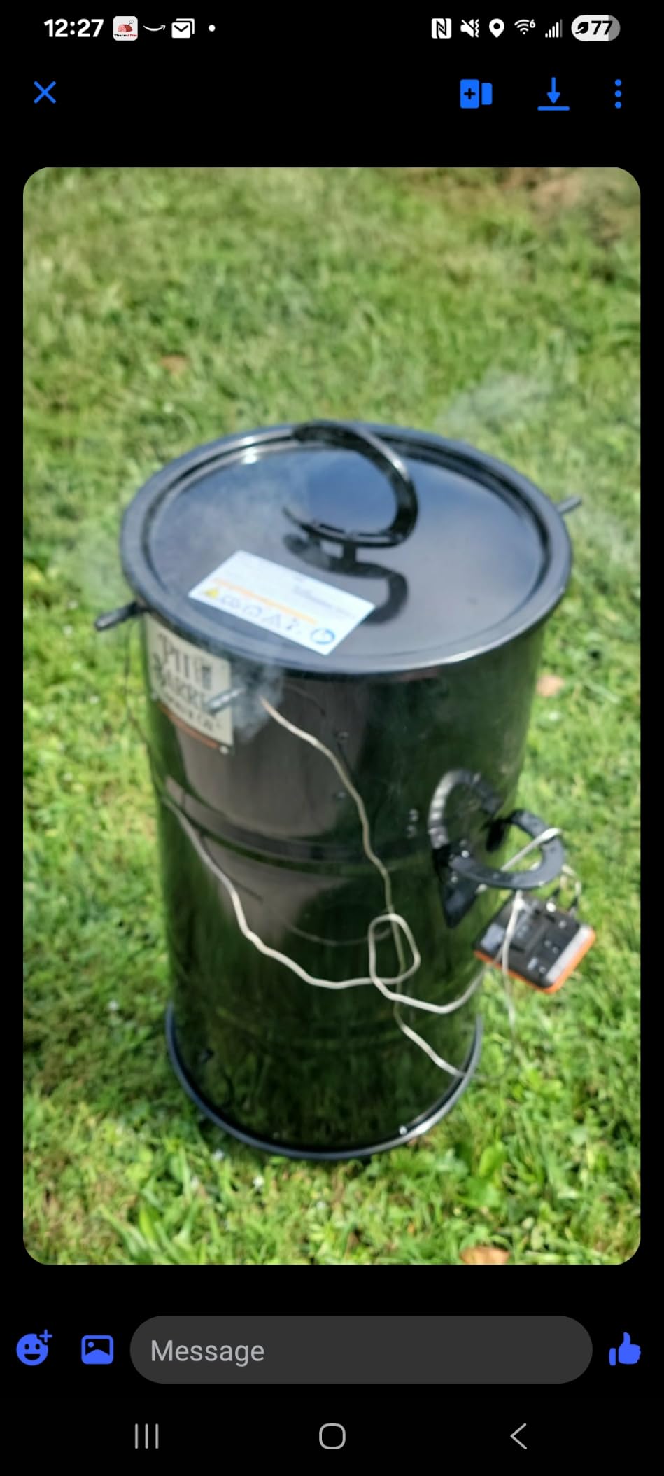 Pit Barrel Cooker Junior Premier Series 14 Inch Drum Smoker customer photo 1