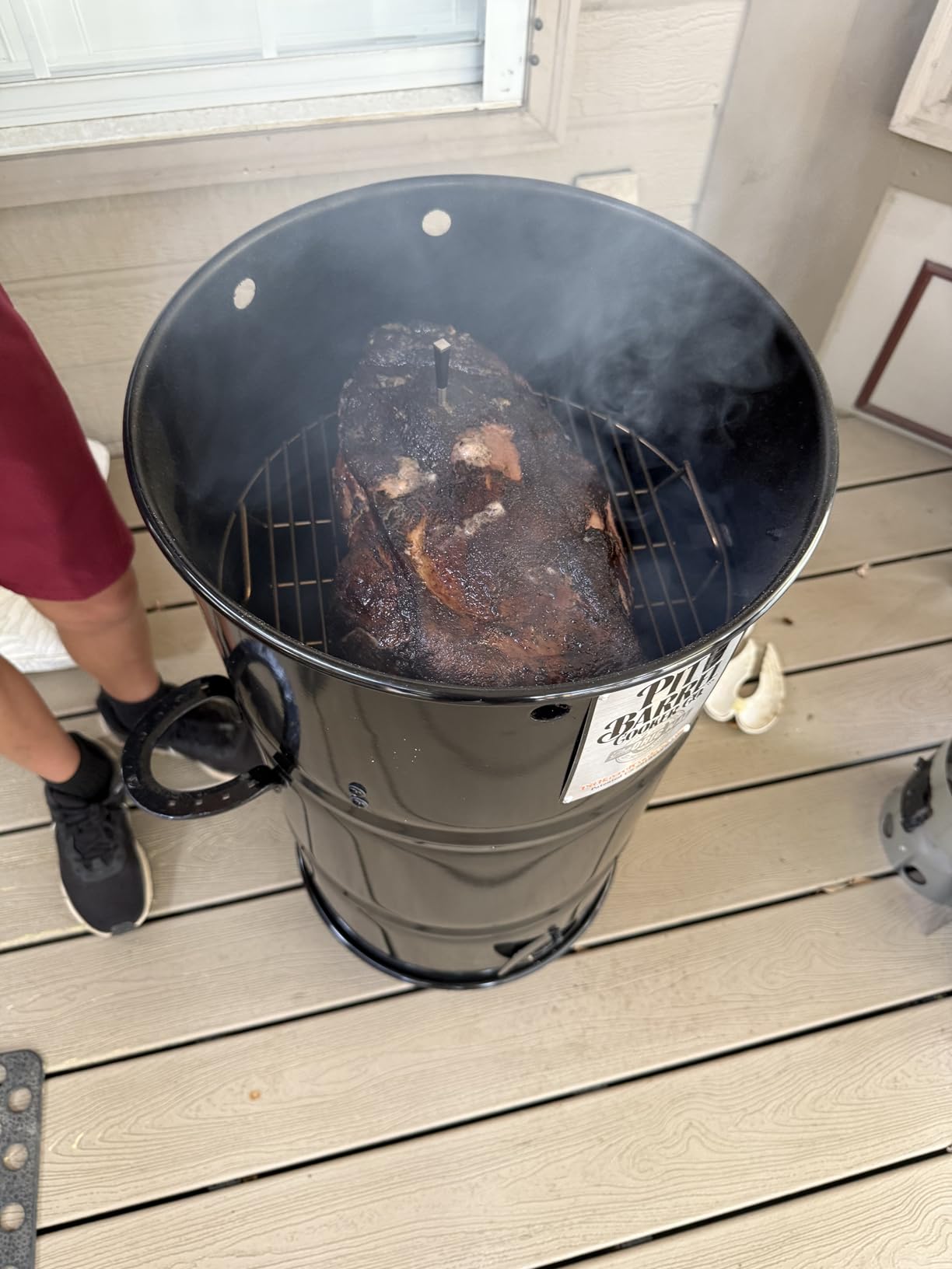 Pit Barrel Cooker Junior Premier Series 14 Inch Drum Smoker customer photo 2