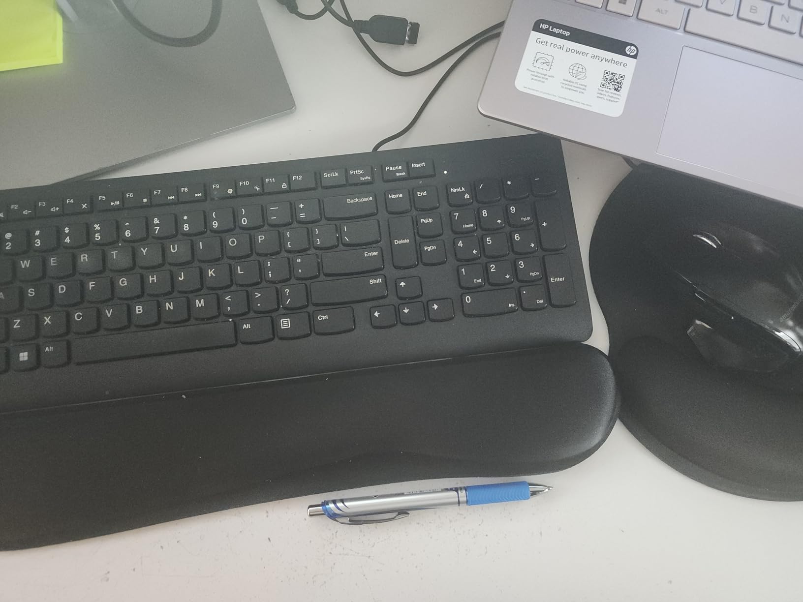KTRIO Keyboard Wrist Rest & Mouse Pad with Wrist Rest, Black customer photo 2