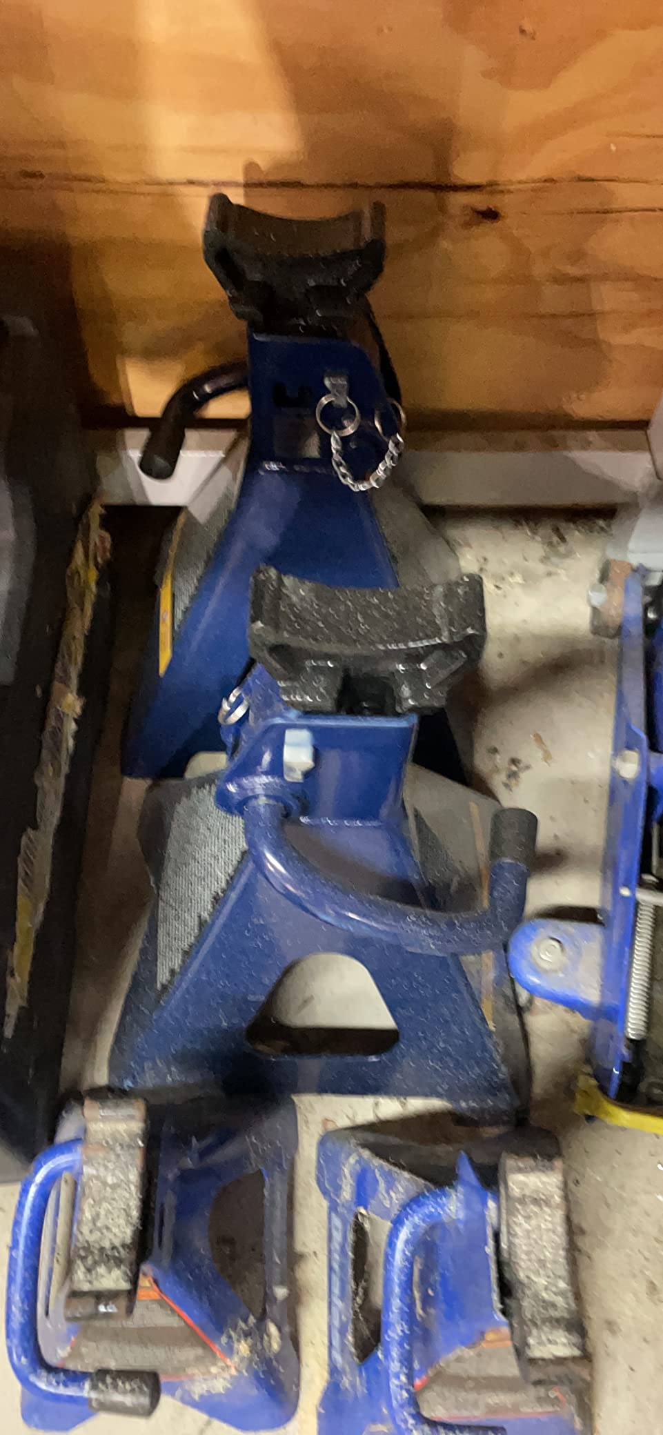 TCE 6 Ton (12,000 LBs) Capacity Double Locking Steel Jack Stands, 2 Pack, Blue, AT46002AU customer photo 1