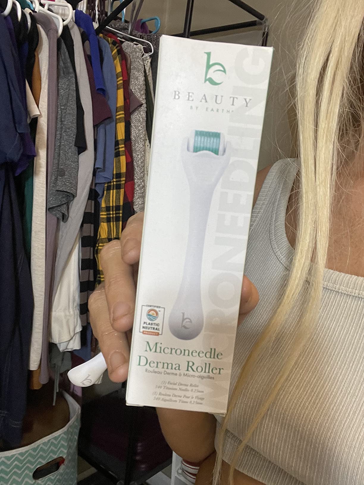 Derma Roller for Scalp, Beard & Face - Microneedling Roller customer photo 2