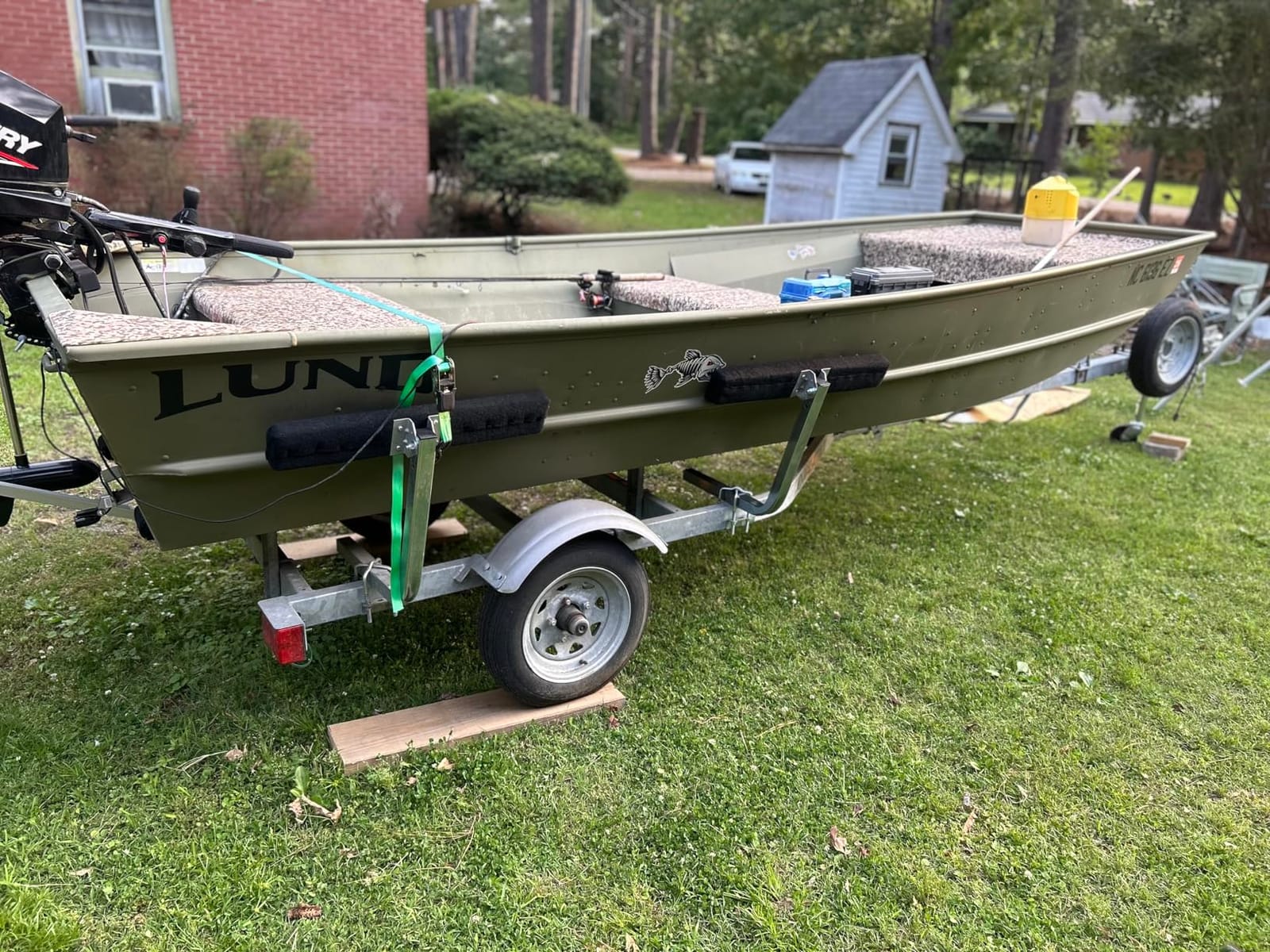 ECOTRIC Boat Trailer Guide 2 Foot Bunk Board Guide-On Rails Galvanized customer photo 2
