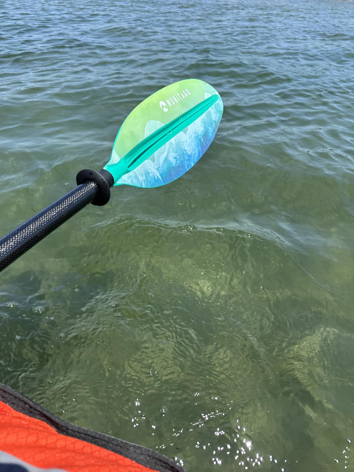 Kayak Paddle Adjustable, Lightweight Carbon Fiber Kayaking Oar customer photo 1