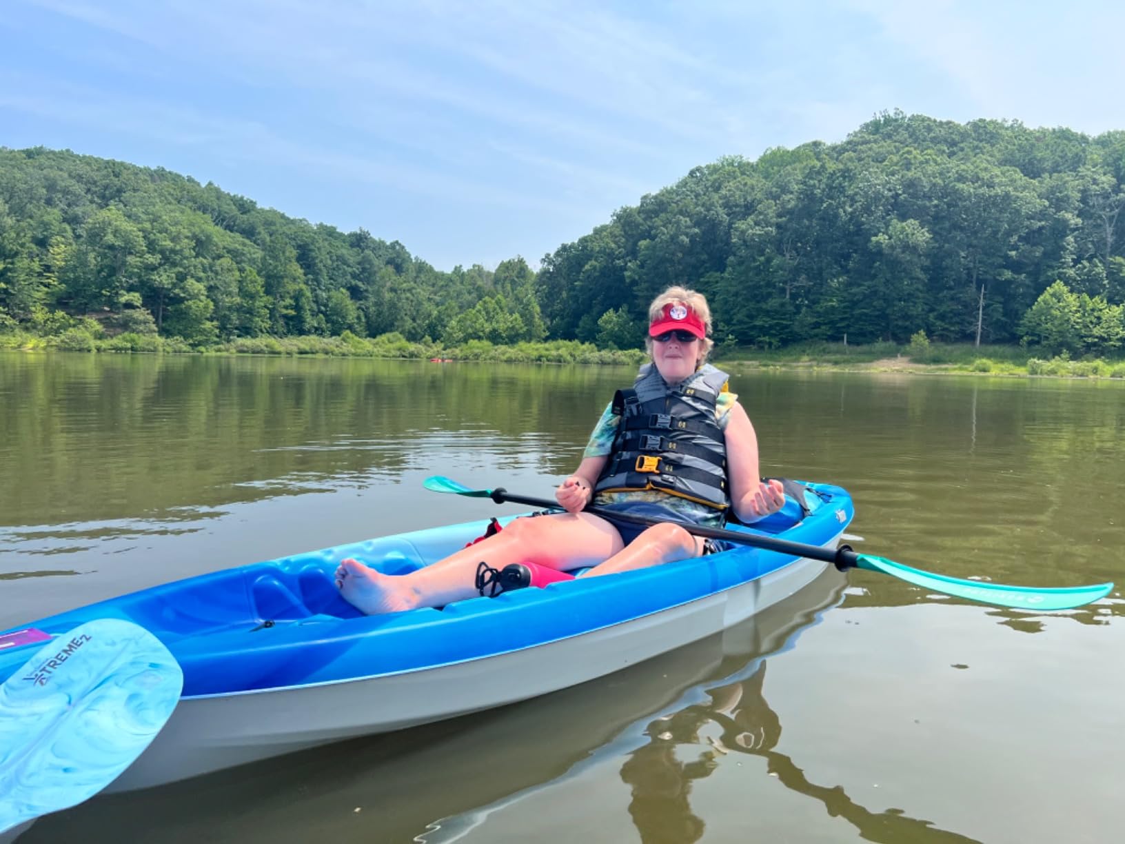 Kayak Paddle Adjustable, Lightweight Carbon Fiber Kayaking Oar customer photo 2