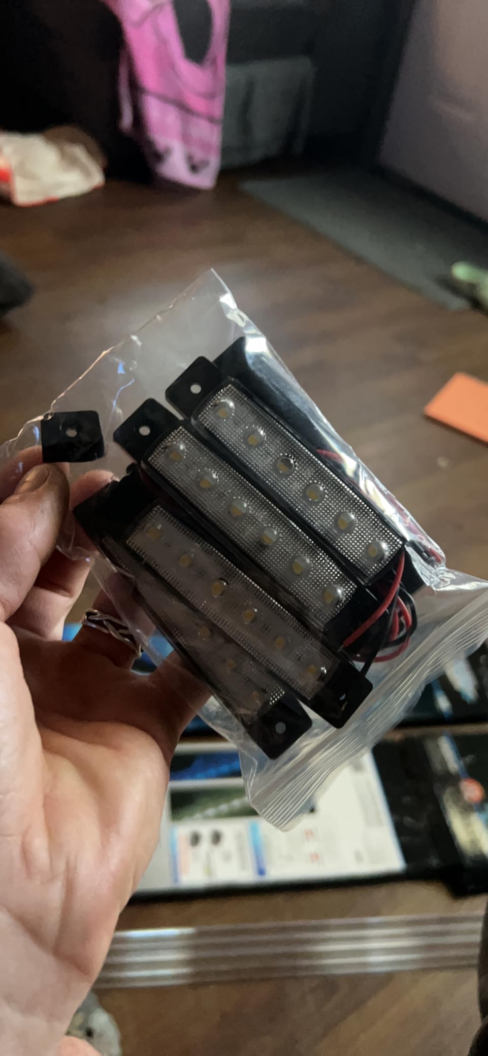 PSEQT LED Boat Interior Lights Marine Courtesy Light Strip Deck Transom Cockpit Navigation Lighting Waterproof for Fishing Pontoon Kayak Yacht Sailboat (Blue 10Pcs) customer photo 1