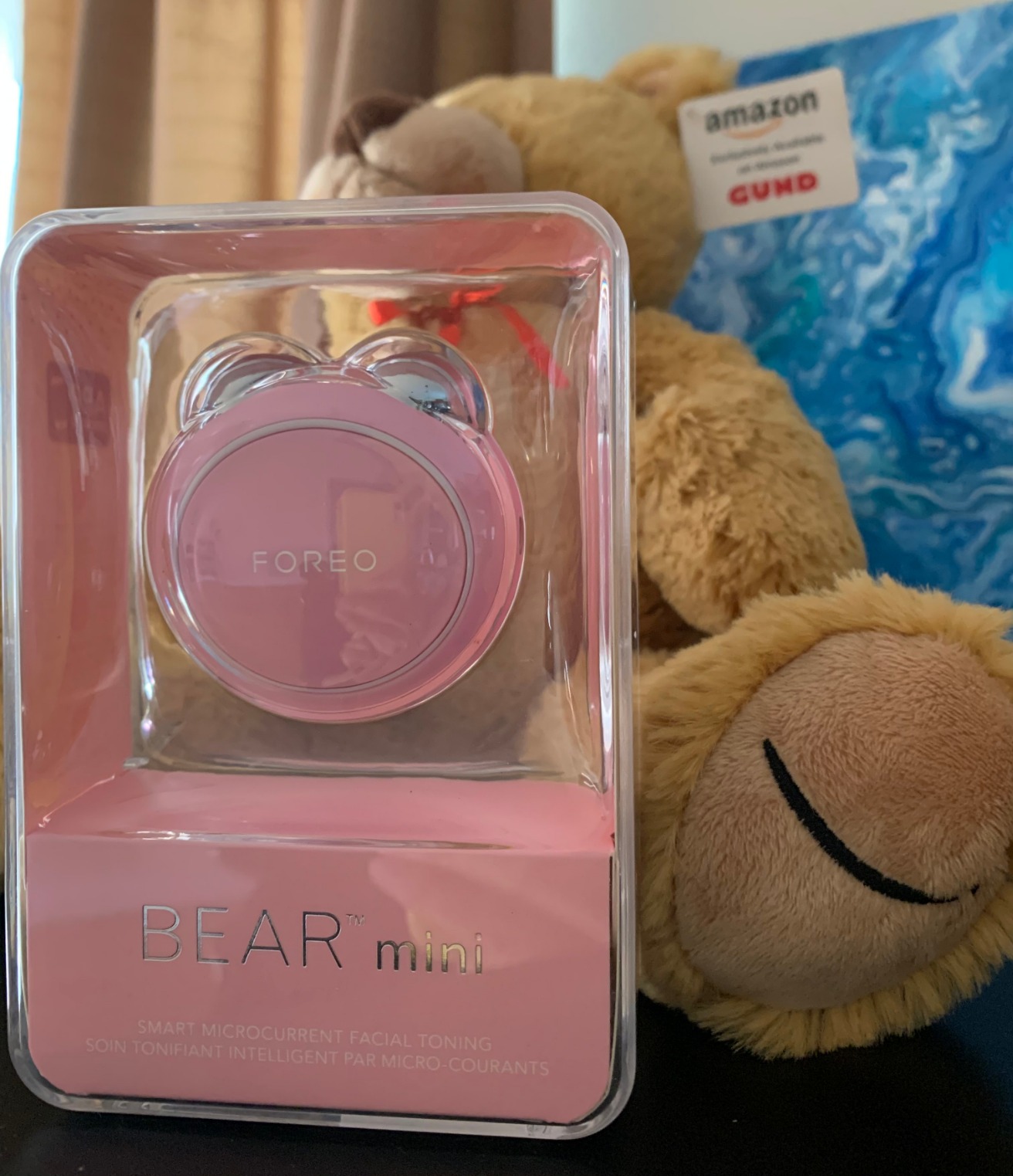 FOREO BEAR mini Microcurrent Facial Device - Instant Face Lift - Pearl Pink customer photo 1