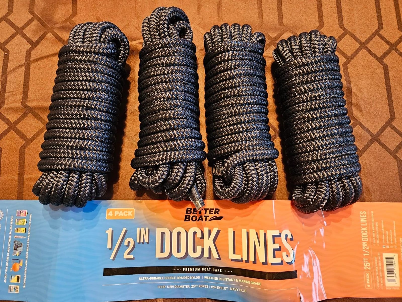 Dock Lines for Boats 3/8