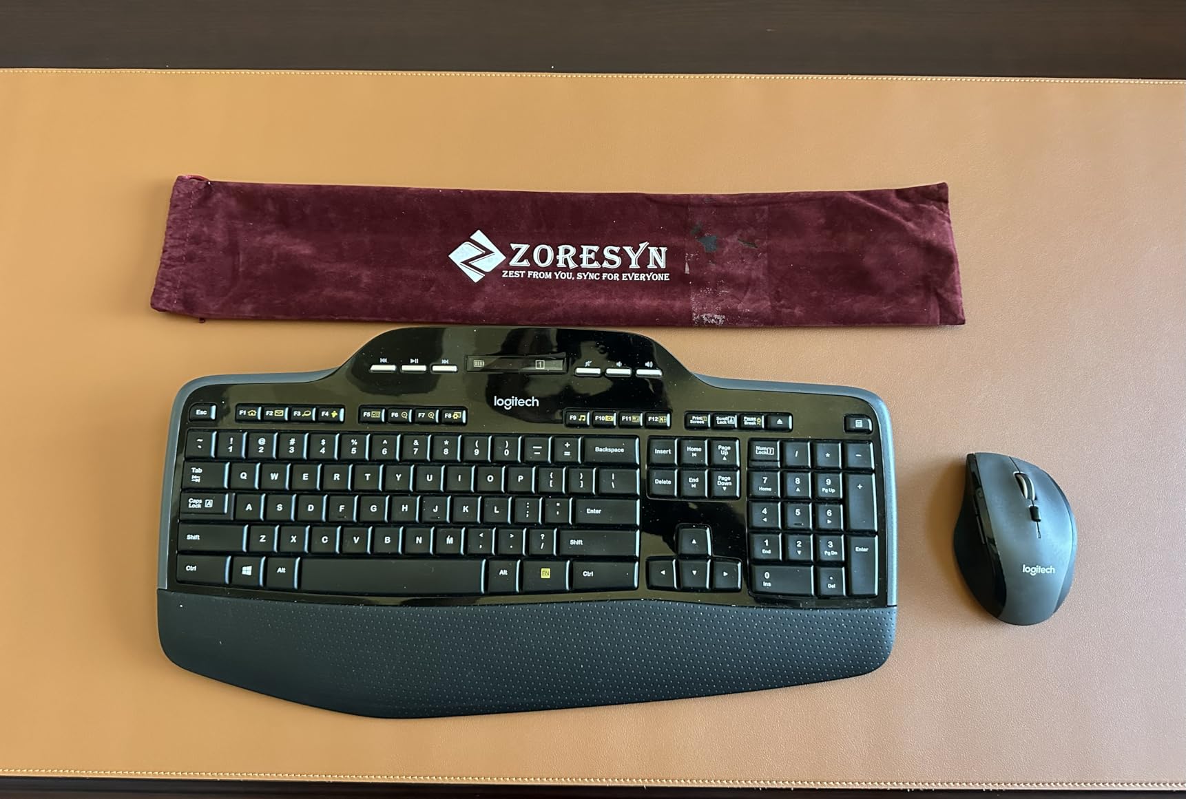 ZORESYN Large Leather Office Desk Pad 63