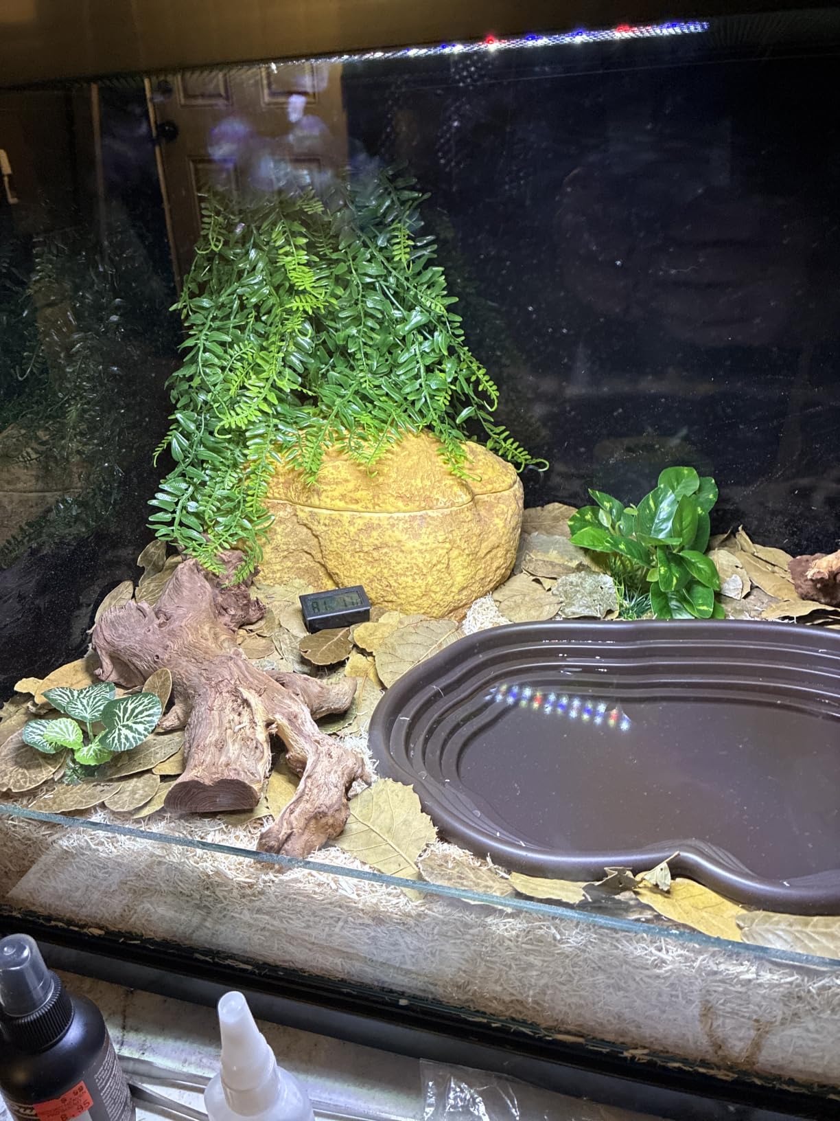 REPTIZOO Large 120 Gallon Reptile Terrarium, Reptile Tank 48