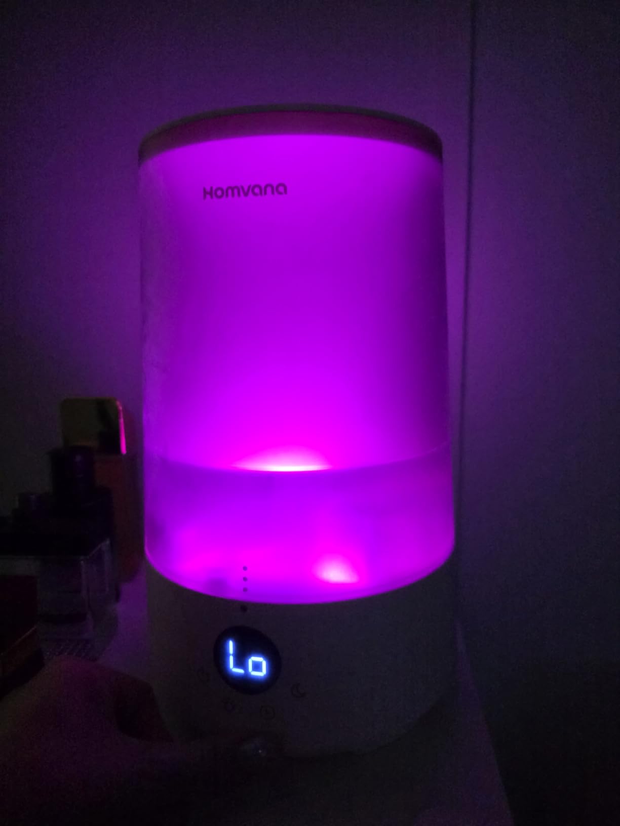 Homvana Top-Fill Cool Mist Humidifiers for Bedroom, Large Room(3.6L,Grey) customer photo 1