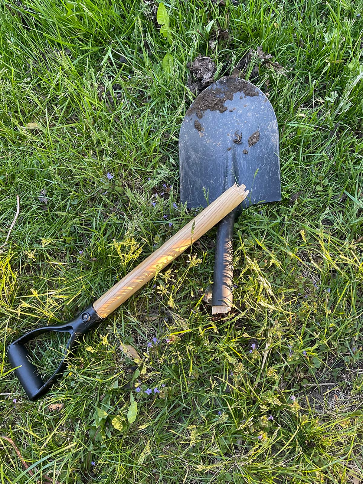 KOLEIYA 41 Inch Round Point Shovel for Digging,Heavy Duty Garden Shovel with D-Handle,Wooden Handle,Ideal for Gardening,Landscaping,Beach,and Snow Removal customer photo 2