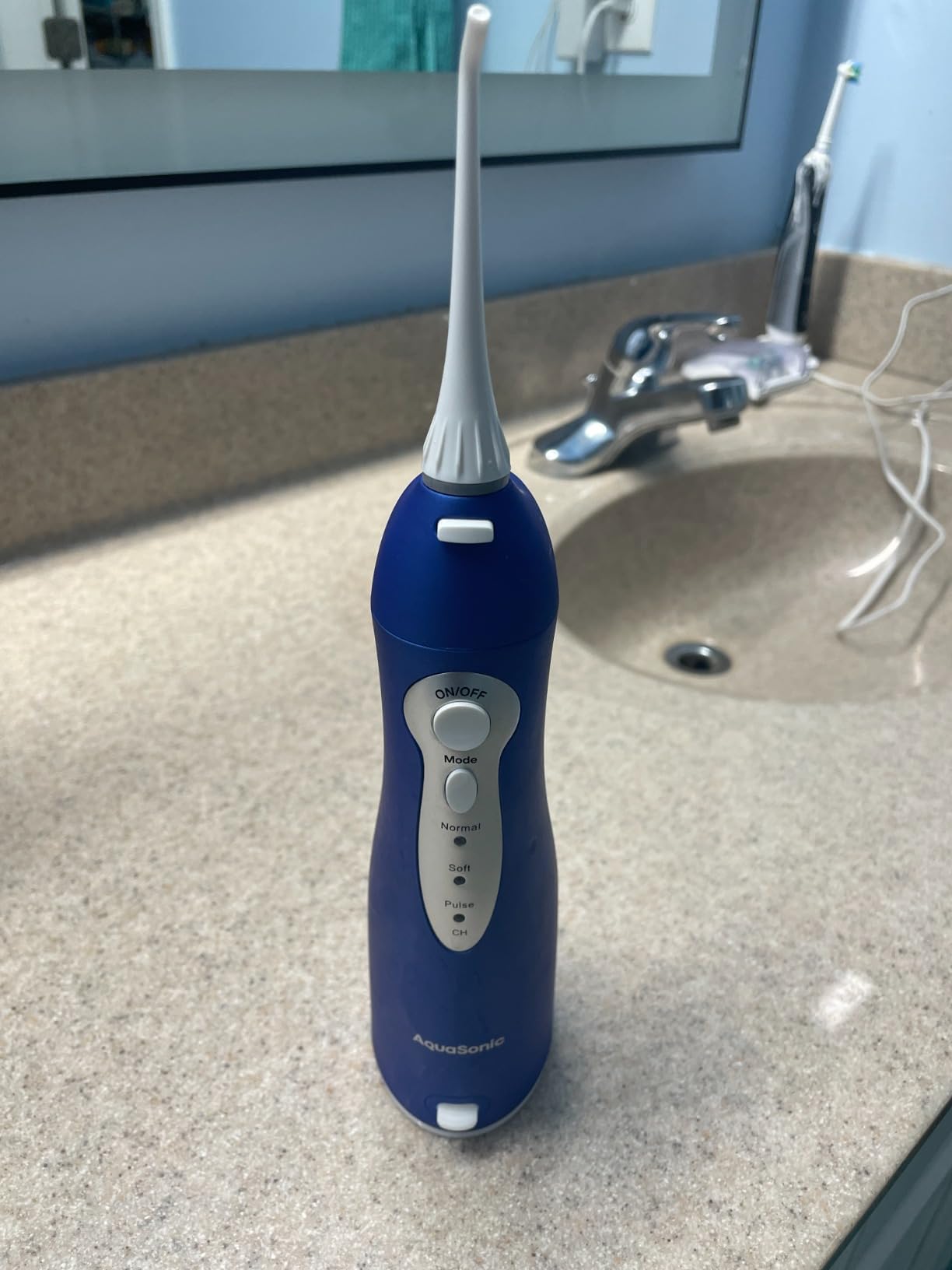 AquaSonic Aqua Flosser Water Flosser, ADA Accepted, Black customer photo 2