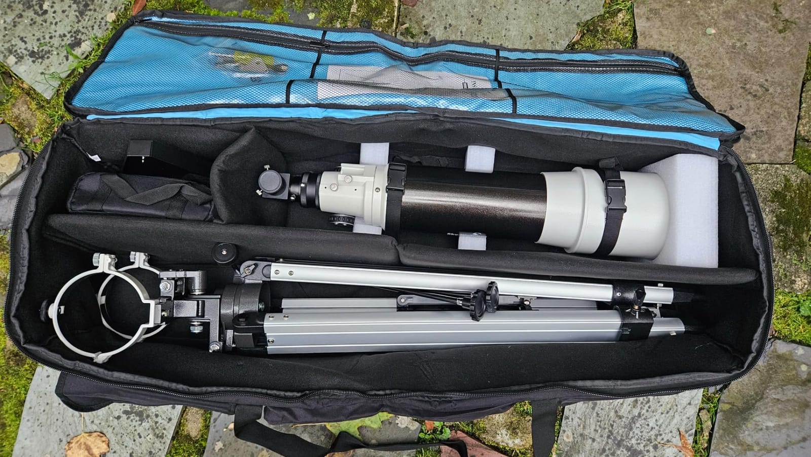 samdew Large Telescope Travel Case Bonus Accessory Bag & Dividers, Soft Bag customer photo 1