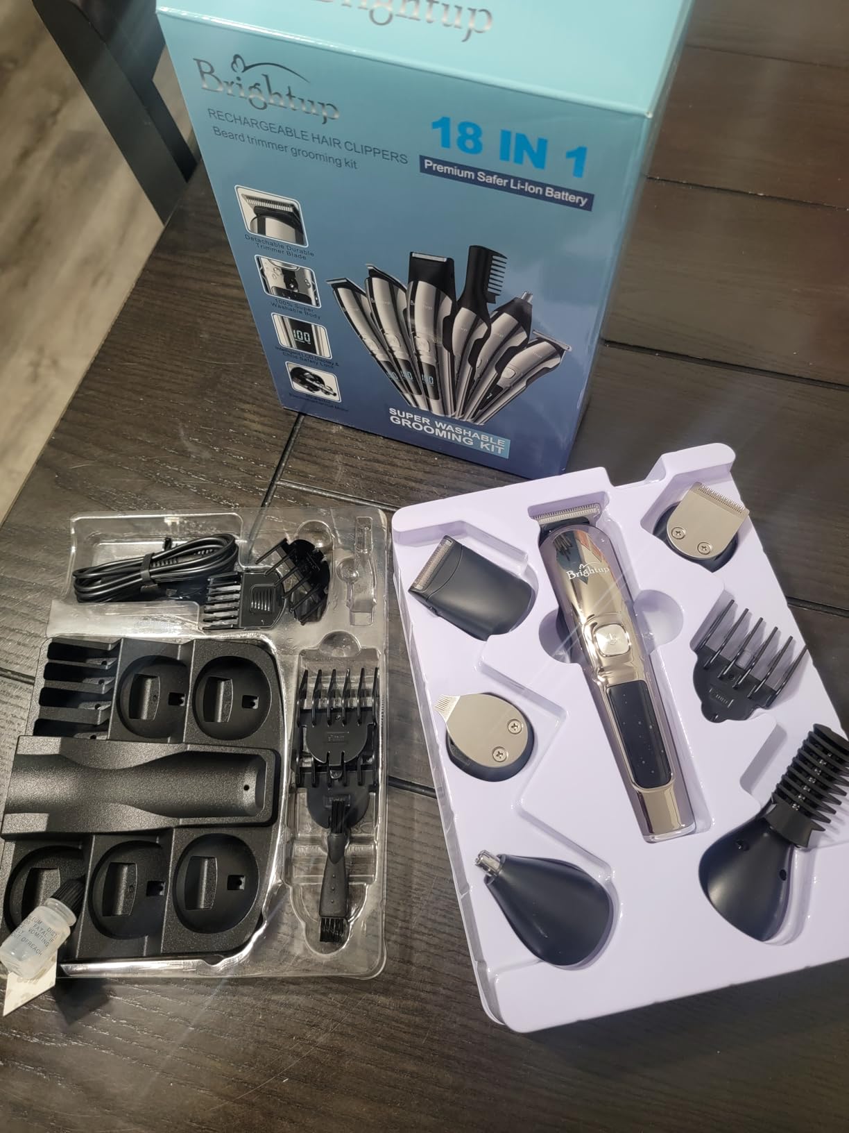 Brightup Beard Trimmer for Men - Electric Razor & Shaver customer photo 2