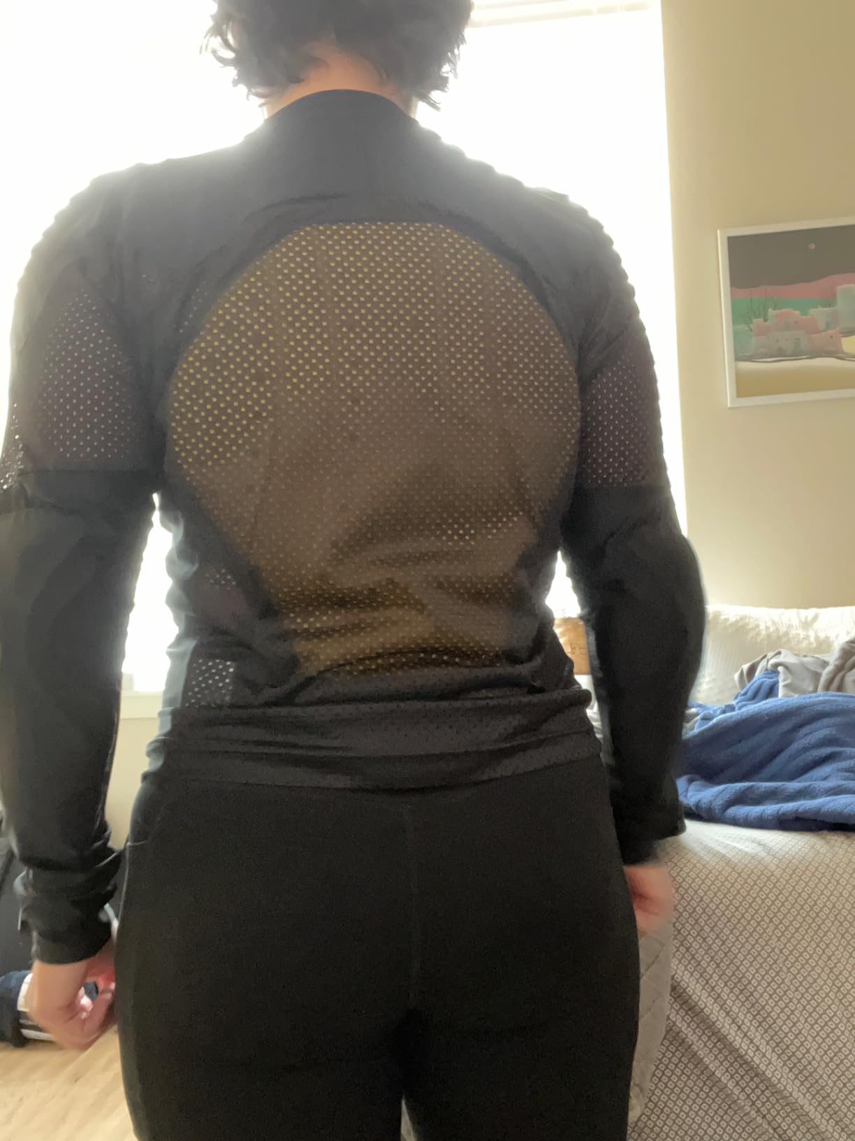 WICKED STOCK Mesh Armored Motorcycle Shirt for Men & Women - CE Level 2 Mesh Motorcycle Protective Shirt for Summer - Soft, Stretchy & Lightweight Motorcycle Armored shirt with Removable Padding customer photo 1