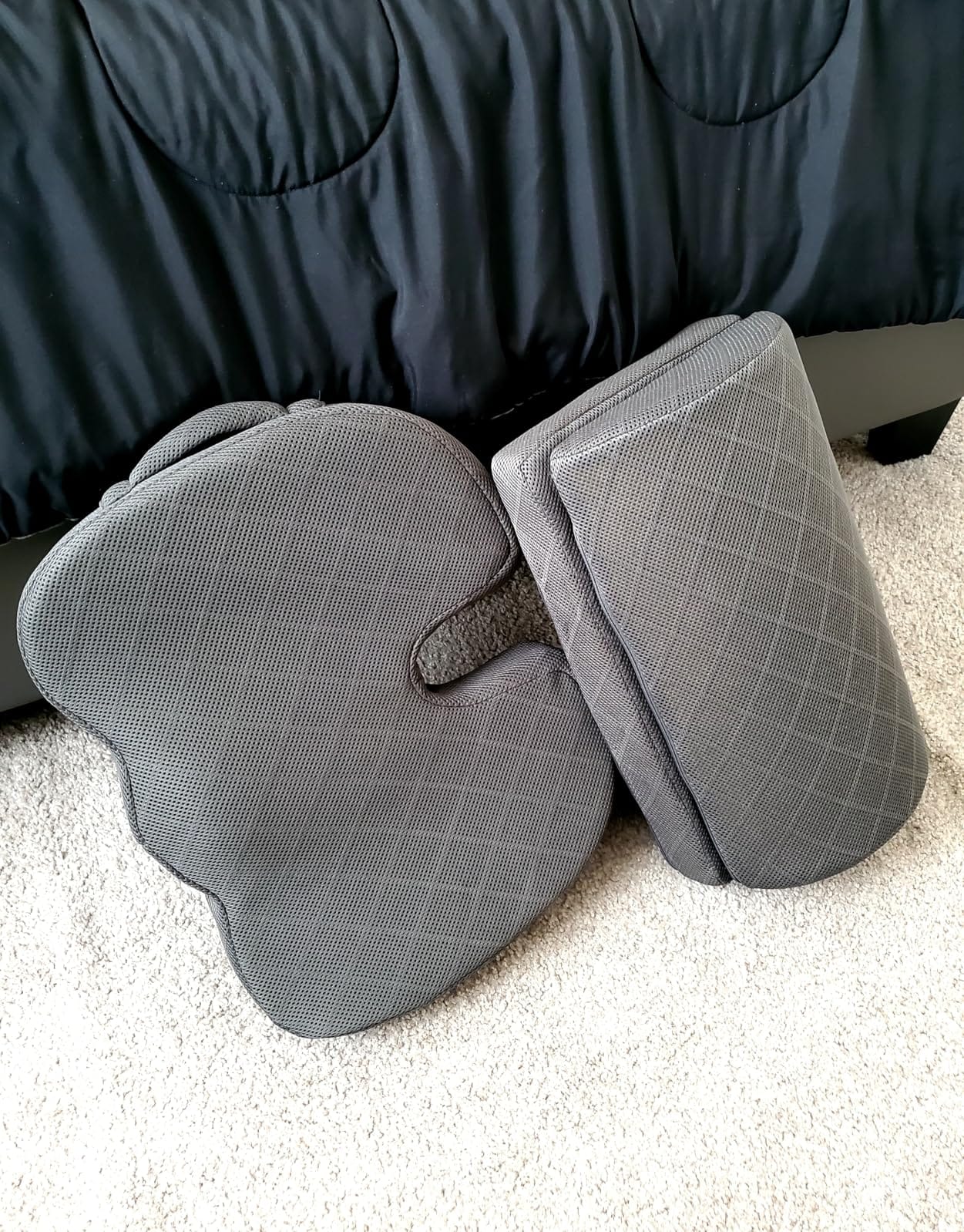 CushZone Foot Rest for Under Desk at Work, Grey customer photo 1