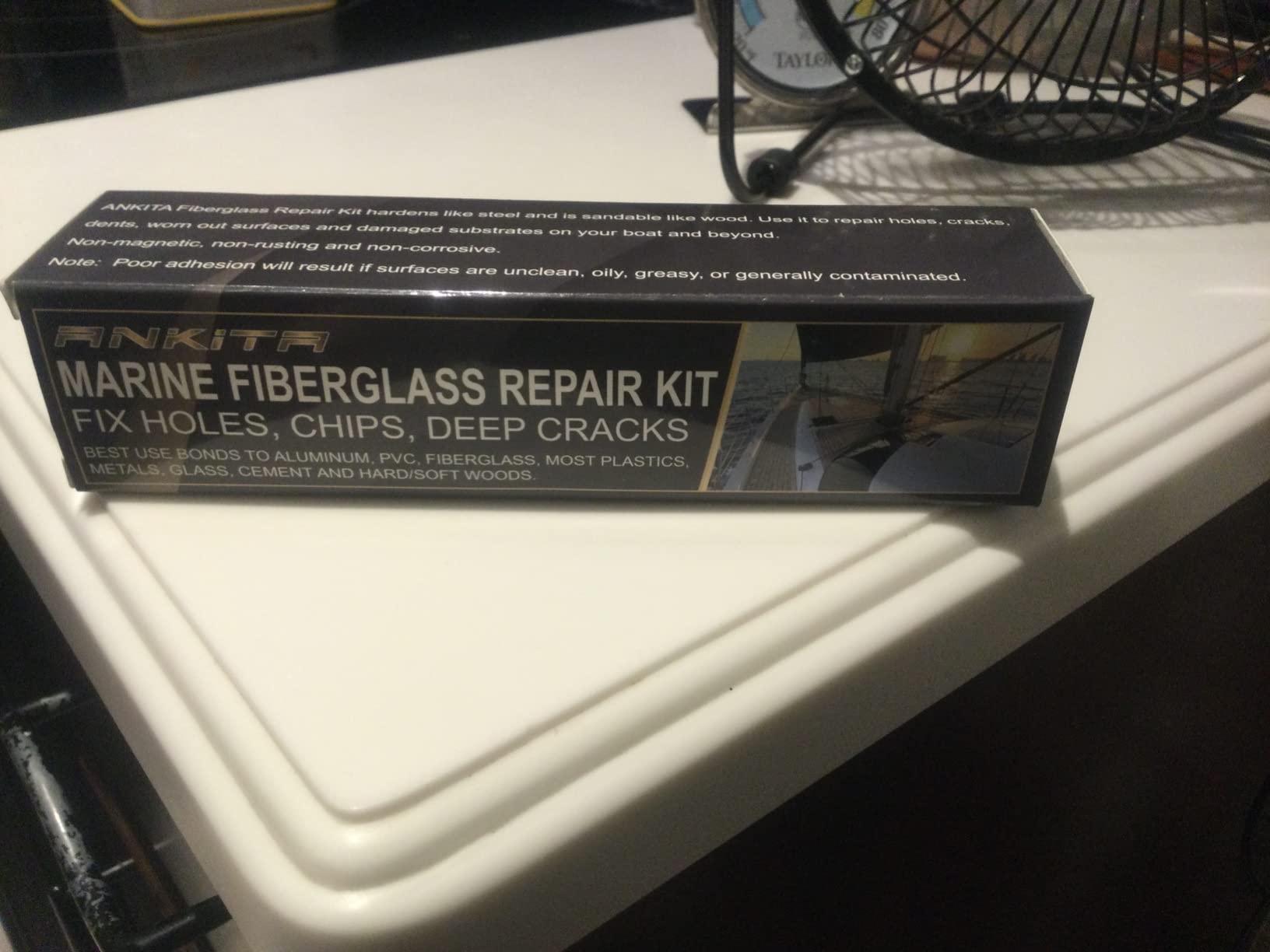 Ankita White Gelcoat Repair Kit for Boats, Fiberglass Boat Repair Kit customer photo 1